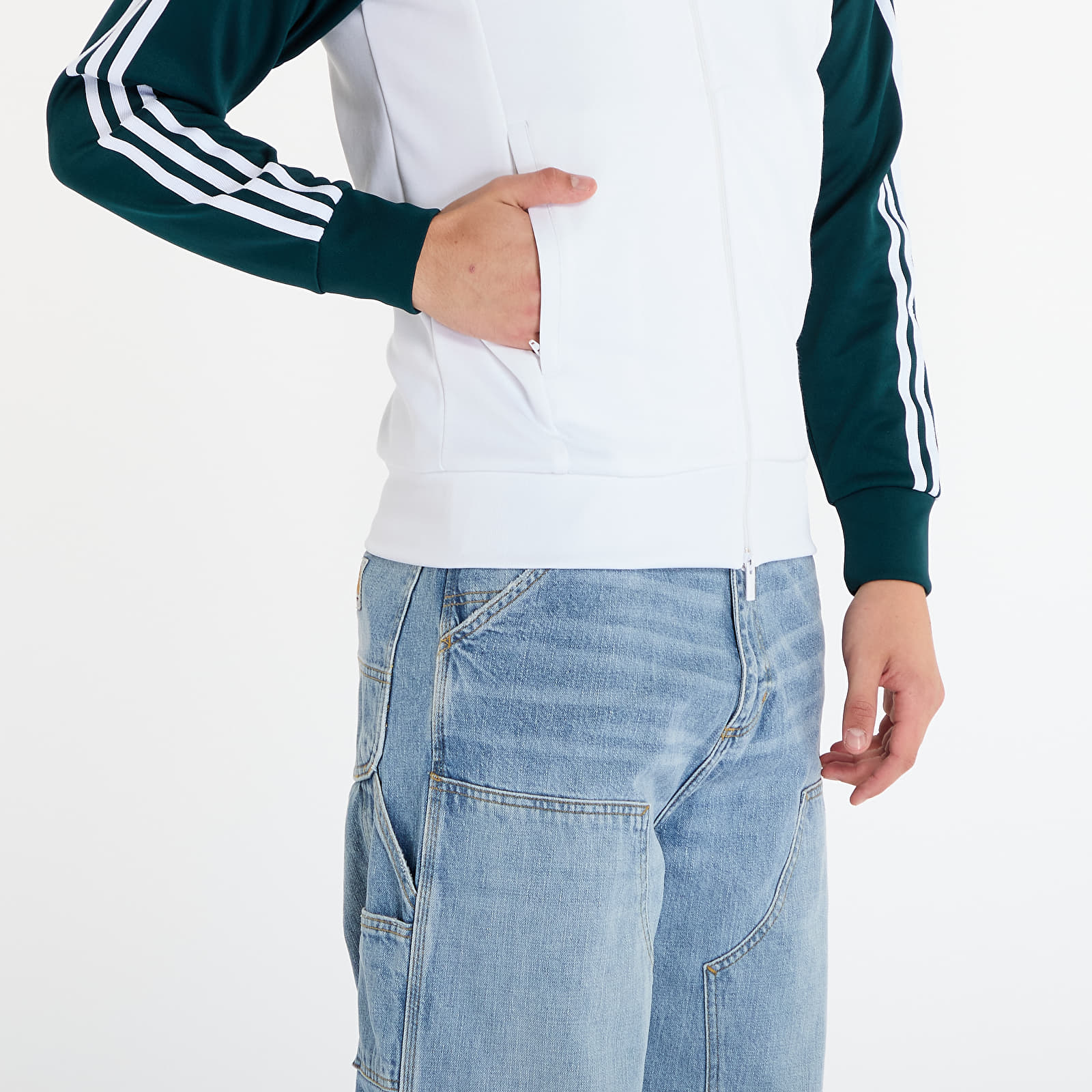Hettegensere for menn adidas Adicolor Classics SST Track Jacket White