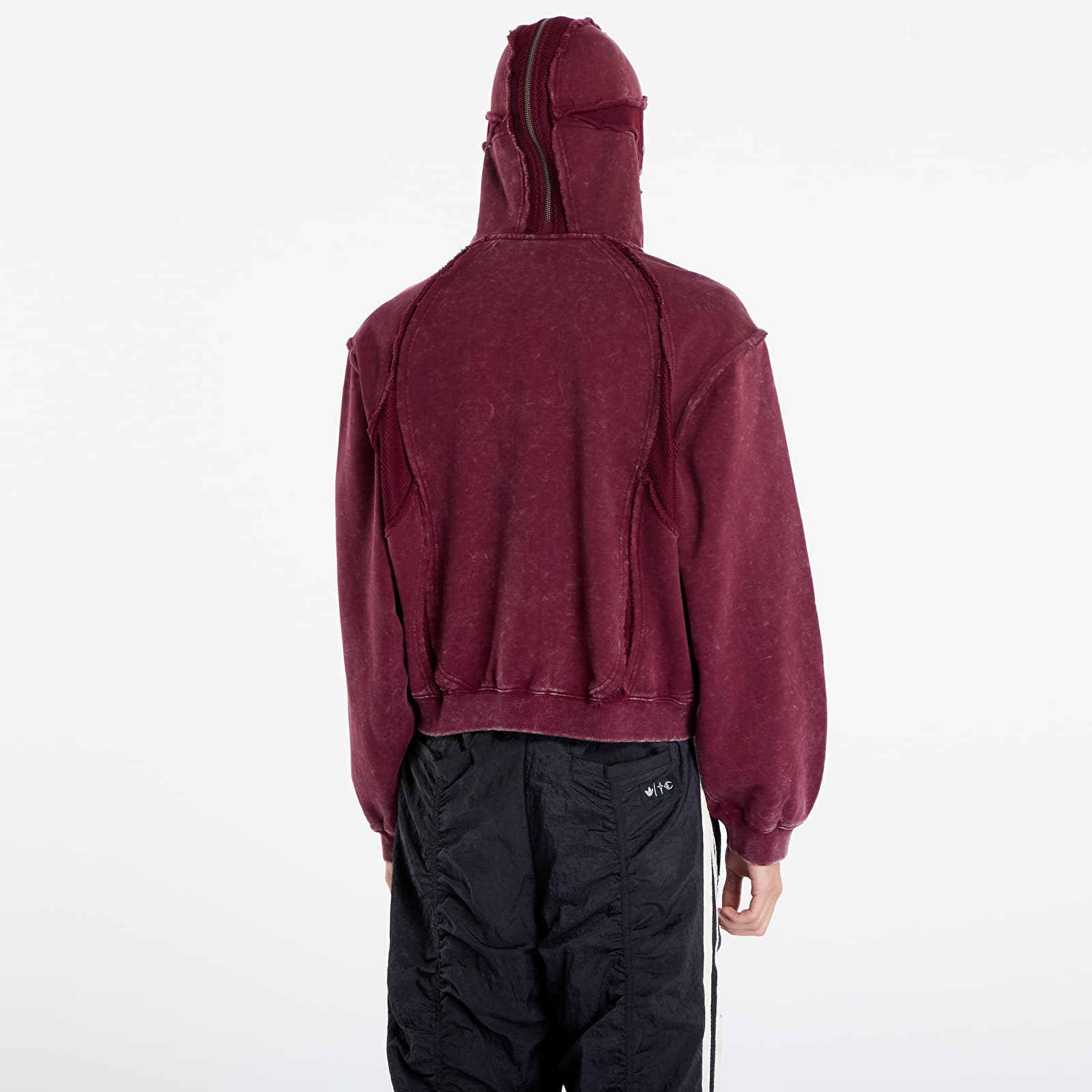 Hoodies and sweatshirts adidas x Thug Club Teamgeist Hooded Zip Up Maroon/ Antique Silver