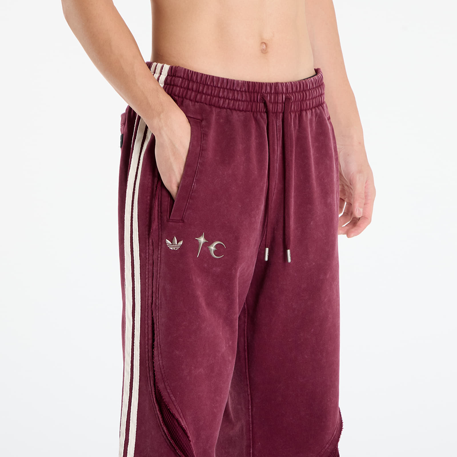 Pants adidas x Thug Club Teamgeist Sweat Joggers Maroon/ Silver Met.