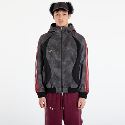 adidas x Thug Club Teamgeist Faux Leather Jacket Black