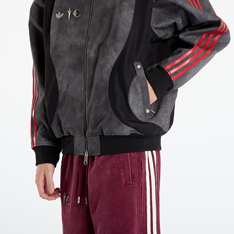 adidas x Thug Club Teamgeist Faux Leather Jacket Black | Footshop