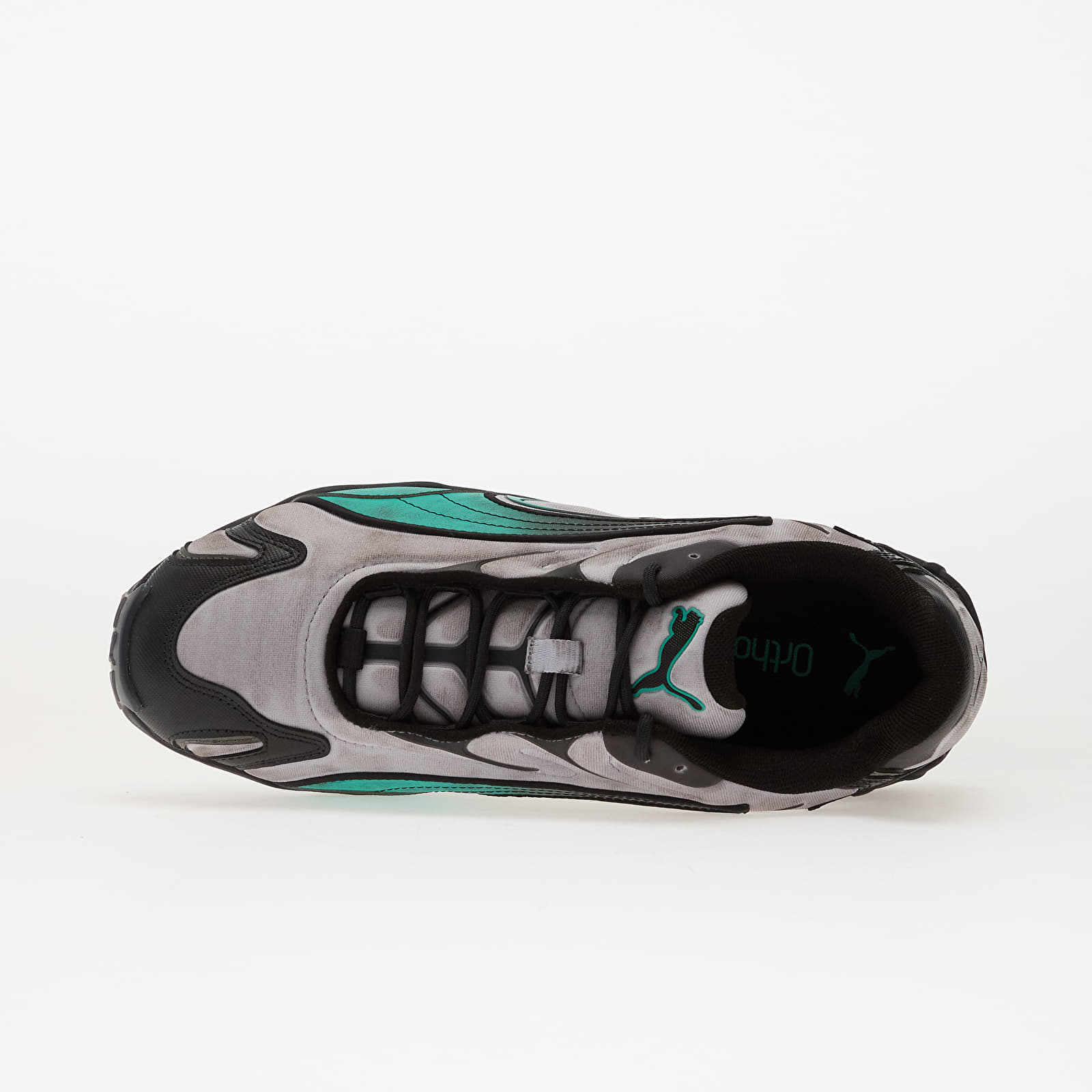 Men's shoes Puma Inhale Distressed Vibrant Silver-Vibrant Green