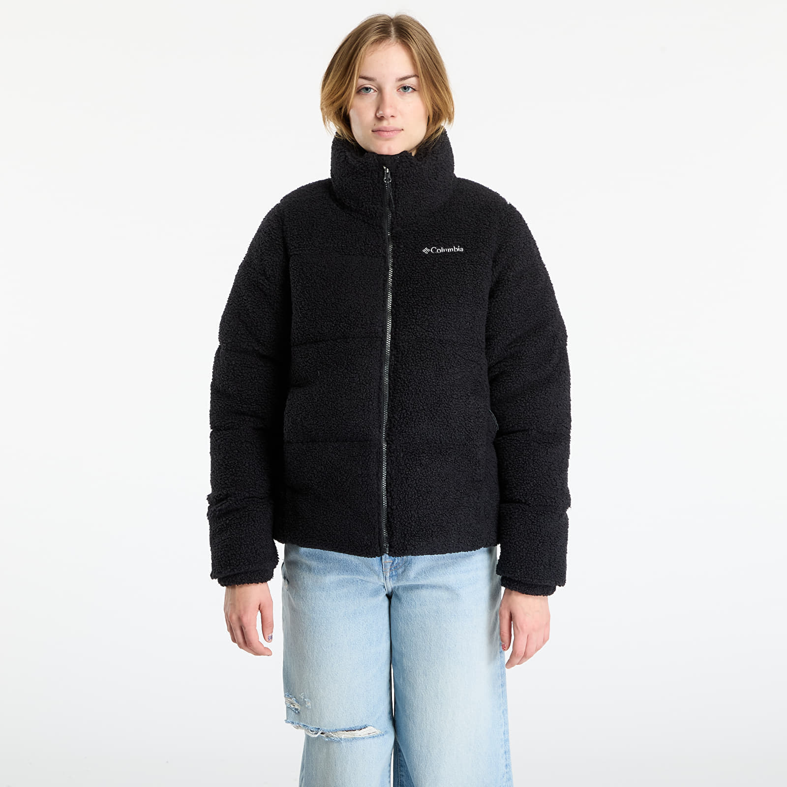 Jachetă Columbia Puffect™ Sherpa Jacket Black L