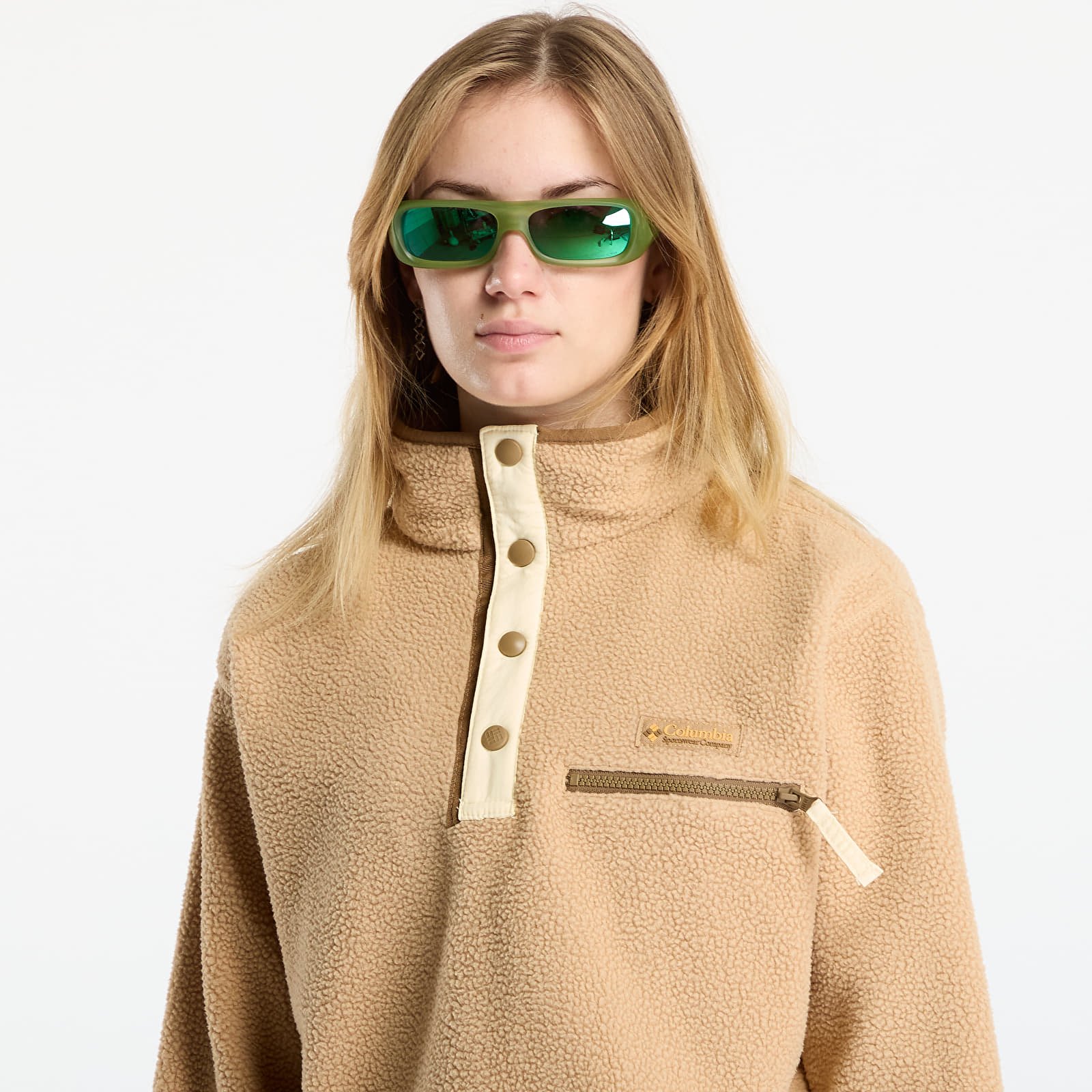 Hoodies and sweatshirts Columbia Helvetia™ II Cropped Half Snap Fleece Canoe