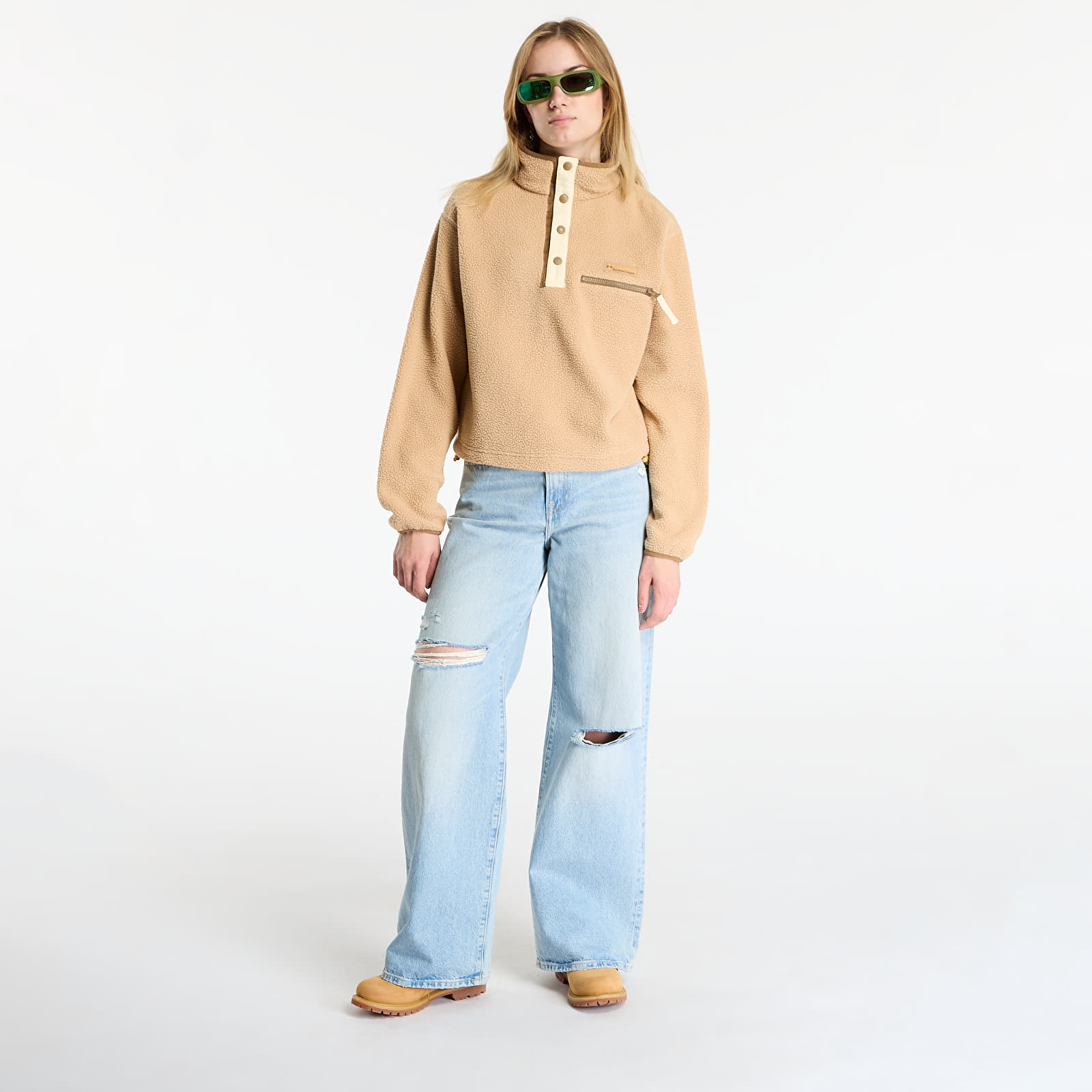 Hoodies and sweatshirts Columbia Helvetia™ II Cropped Half Snap Fleece Canoe