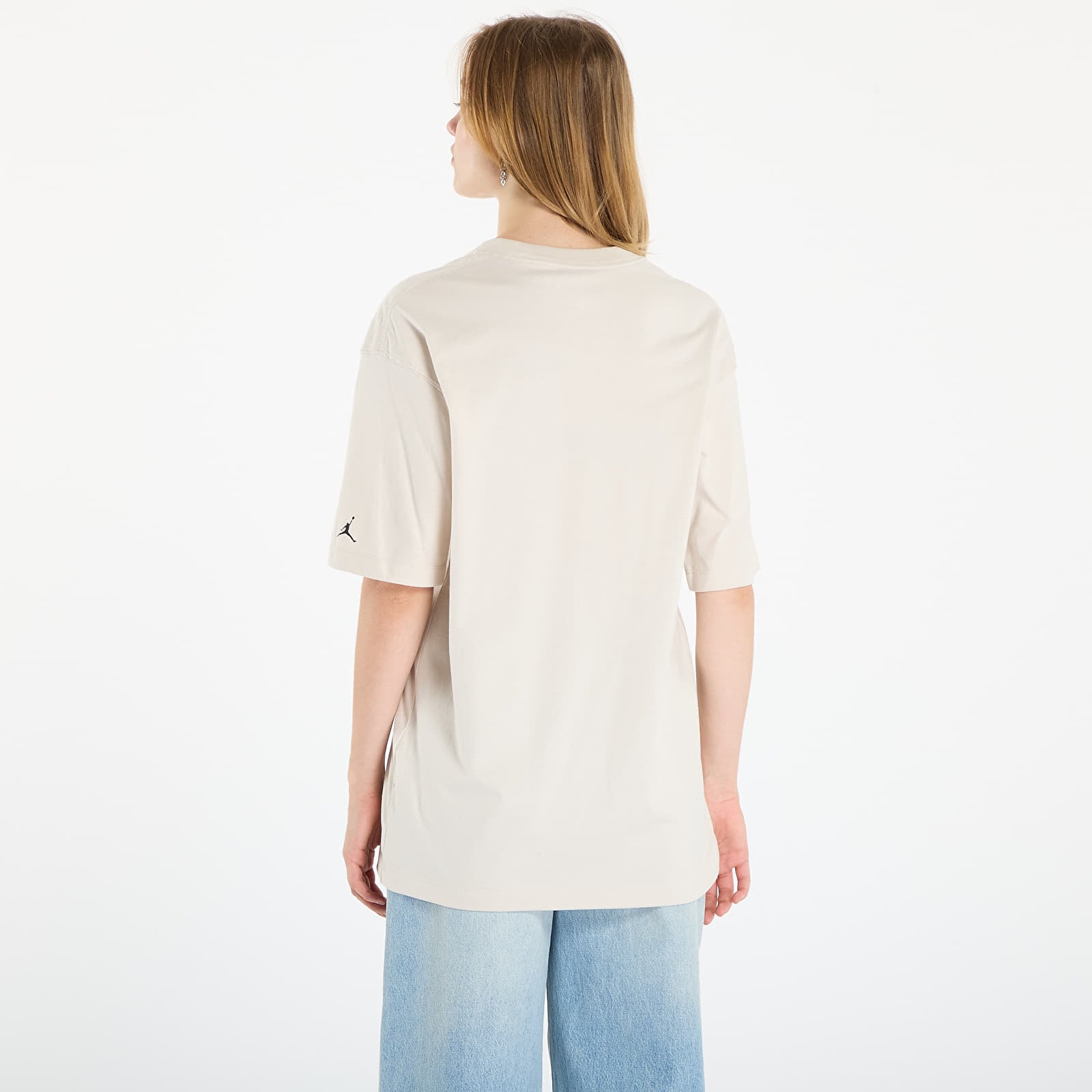 Футболки Jordan Flight Women's Oversized T-Shirt Lt Orewood Brn/ Sail/ Black