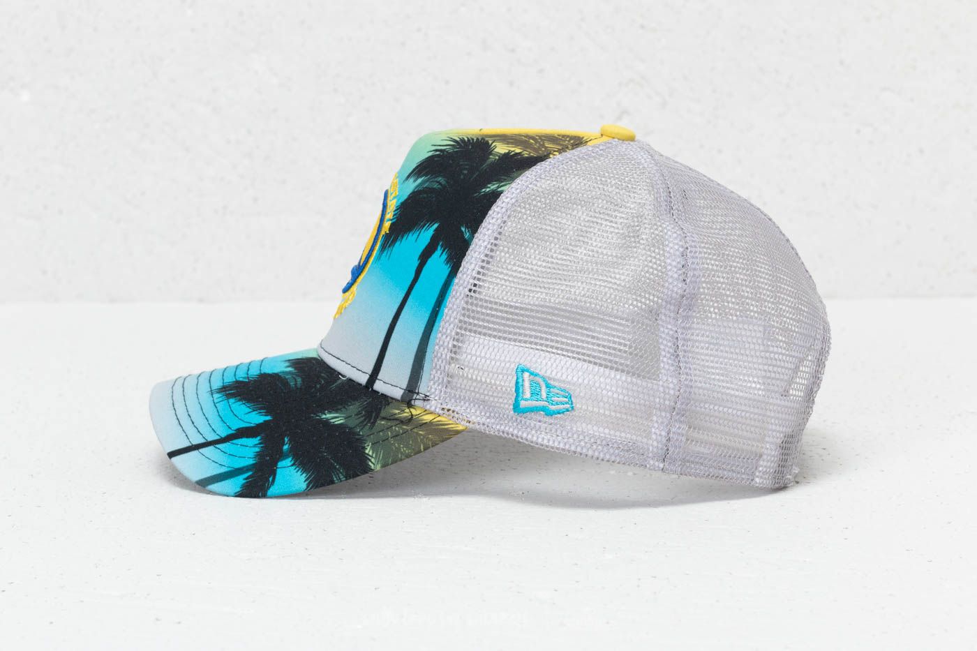 Kepurės New Era 9Forty NBA Coastal Aframe Golden State Warriors Trucker Cyan/ Grey