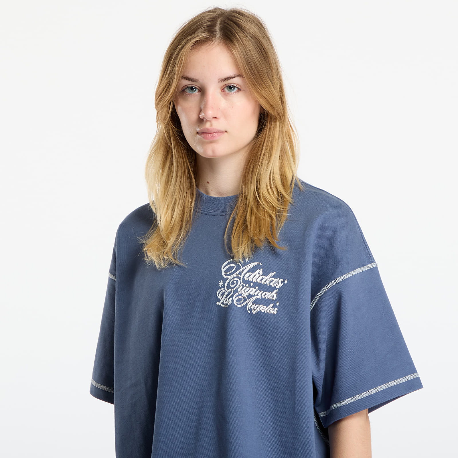 T-Shirts adidas x LA Originals Wilshire SS T-Shirt Preloved Ink