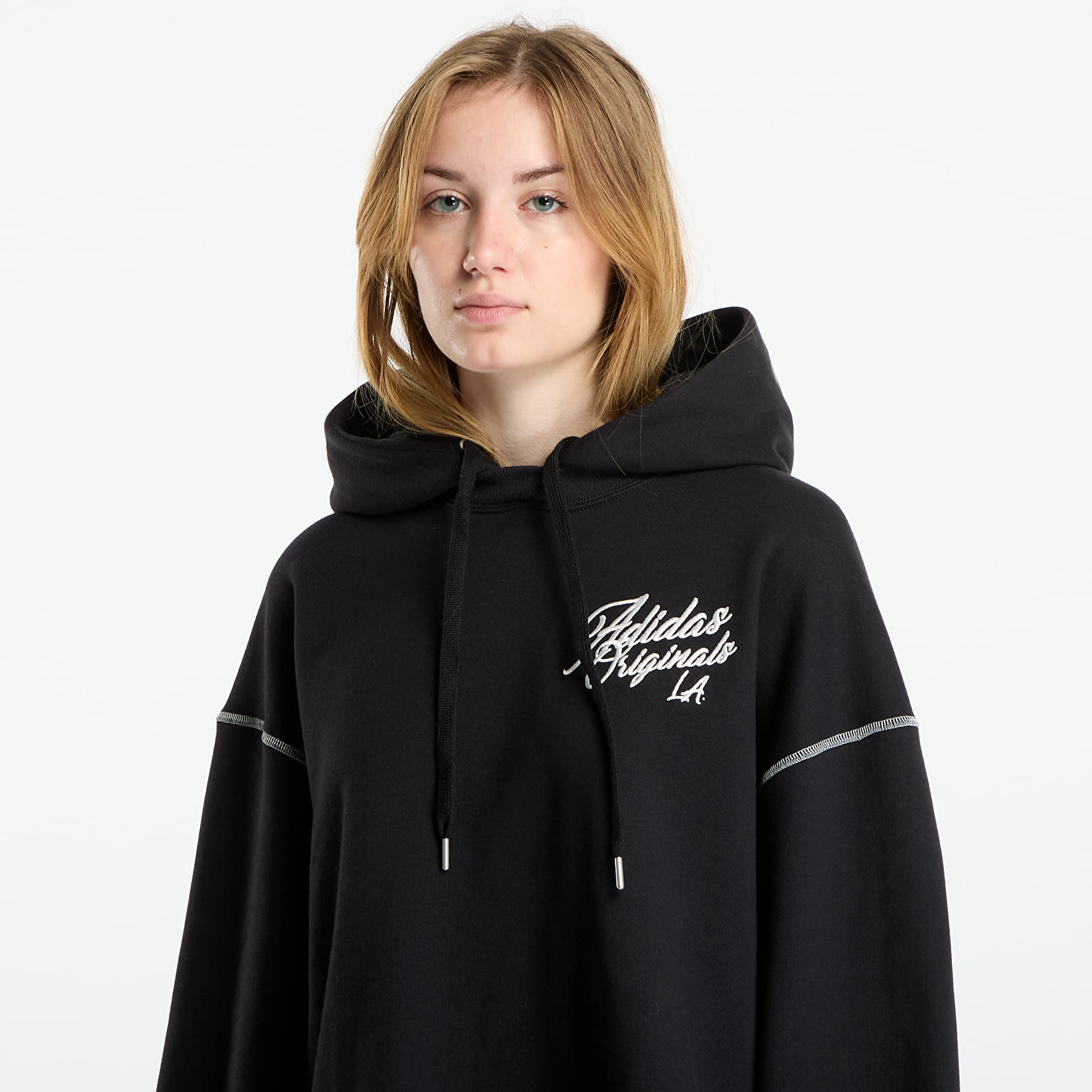 Sweatjacken und Sweatshirts adidas x LA Originals Santa Monica Hoodie Black