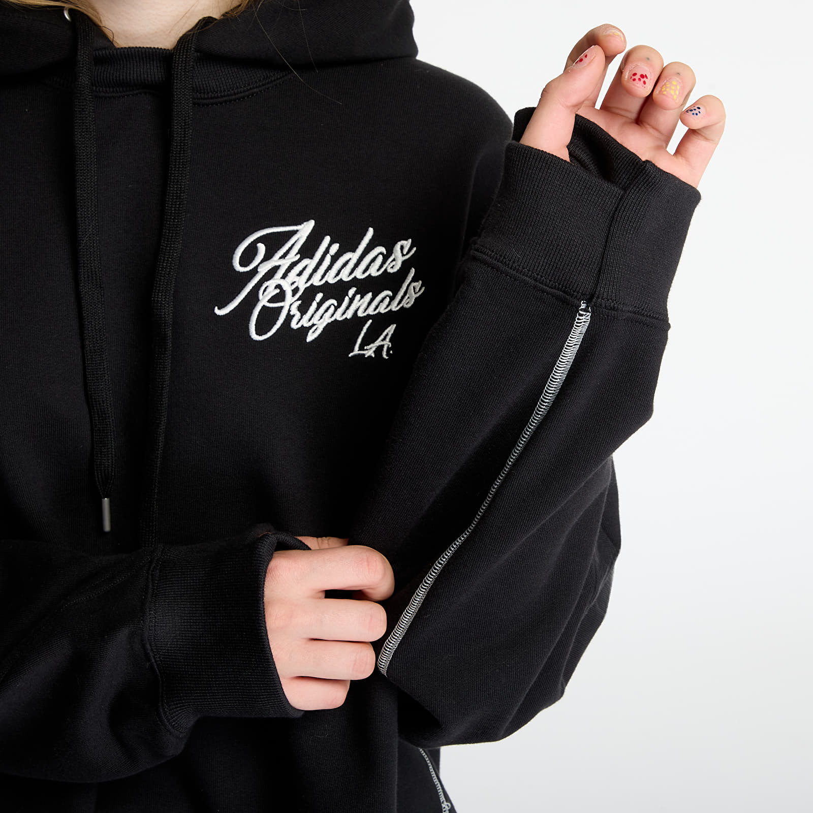 Sweatjacken und Sweatshirts adidas x LA Originals Santa Monica Hoodie Black