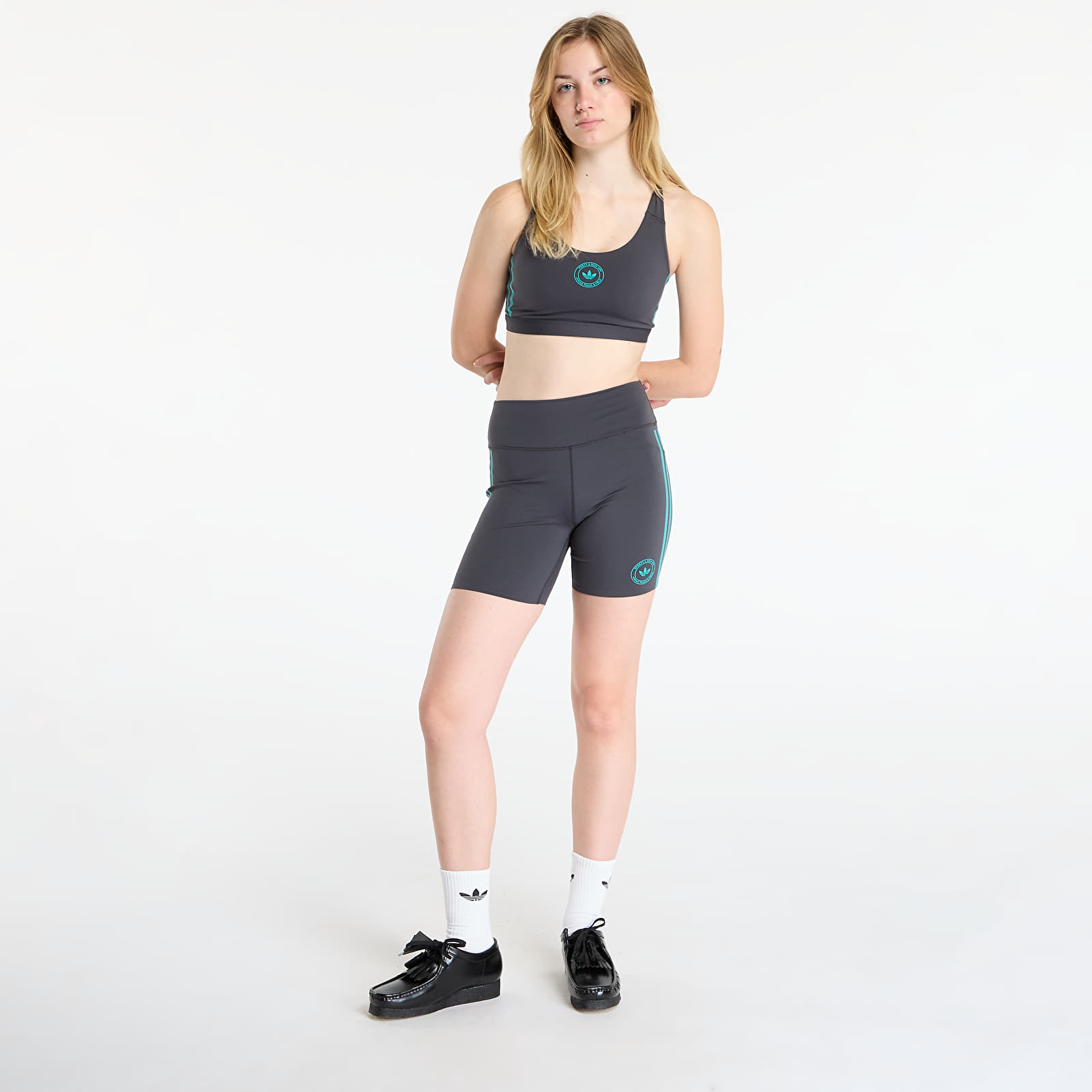 Pajkice  adidas Sporty & Rich Short Legging Carbon