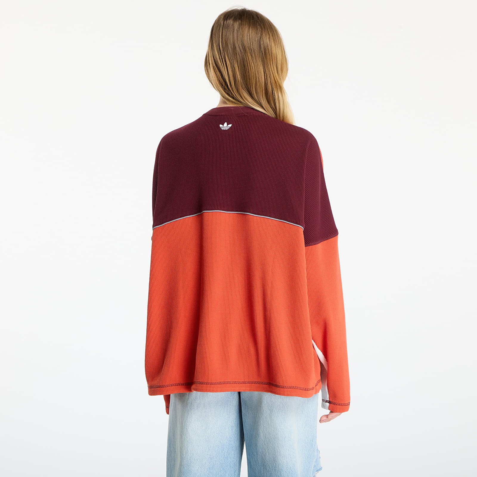 Pullover adidas La Cienega LS Sports Long-Sleeve Top UNISEX Off White