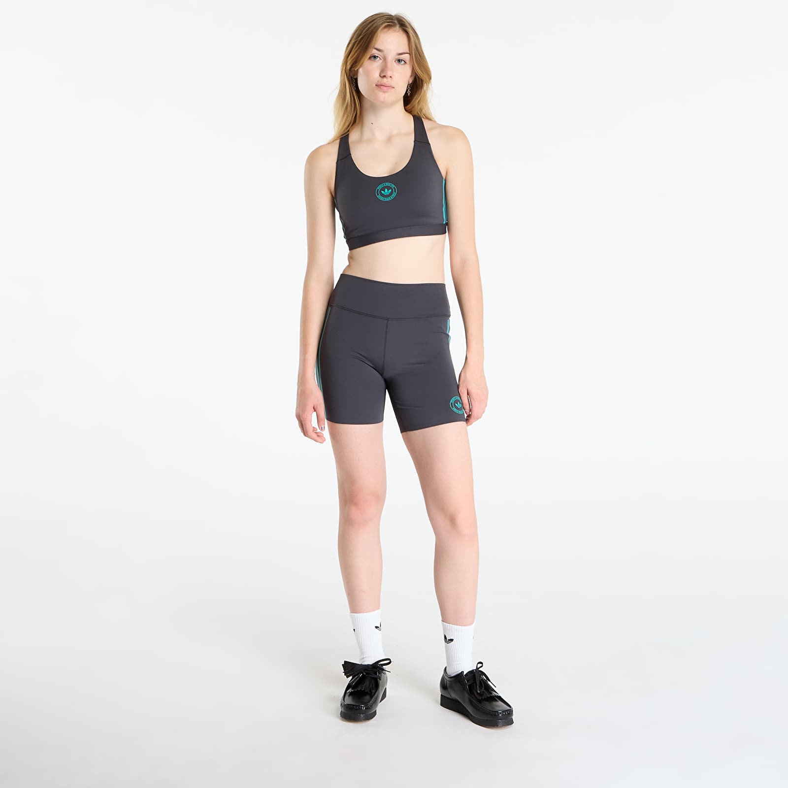 Modrčki adidas Sporty & Rich Bralette Carbon