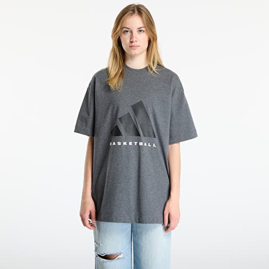 T-shirt adidas Basketball T-Shirt UNISEX Dark Grey Heather