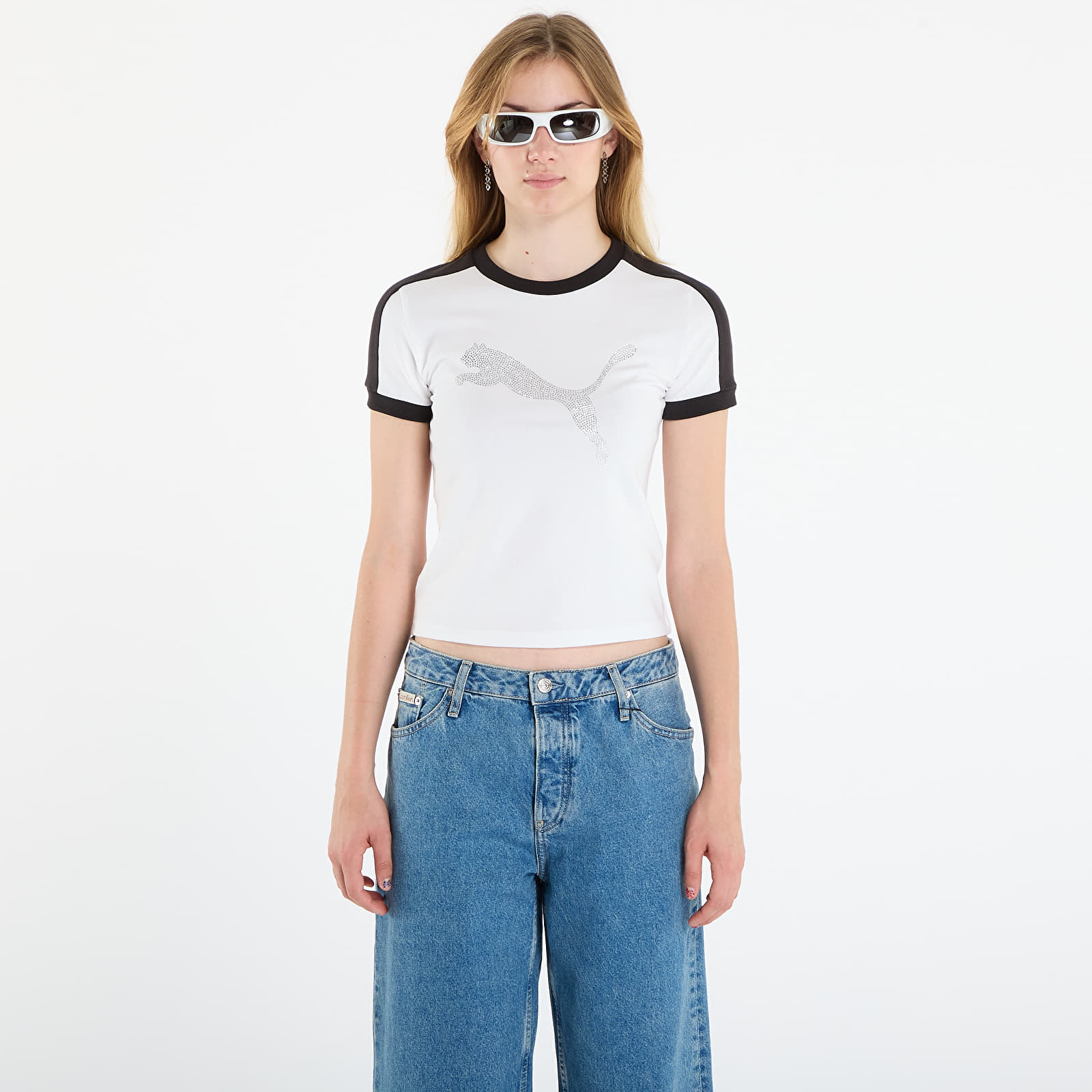 T-skjorter PUMA x FENTY T7 Slim Tee PUMA White