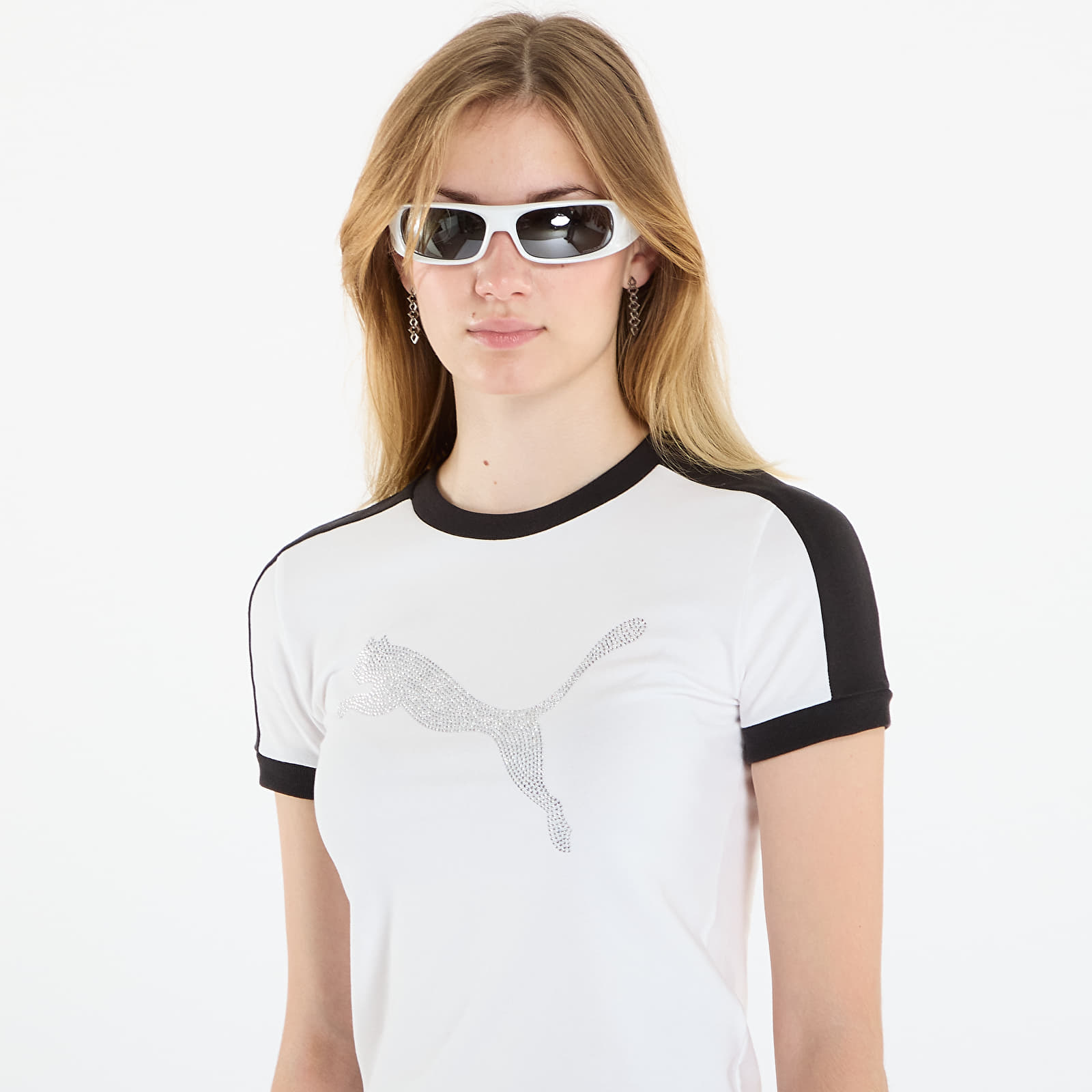 T-skjorter PUMA x FENTY T7 Slim Tee PUMA White