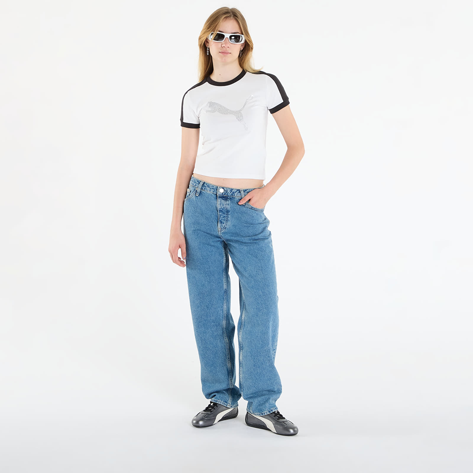 T-skjorter PUMA x FENTY T7 Slim Tee PUMA White