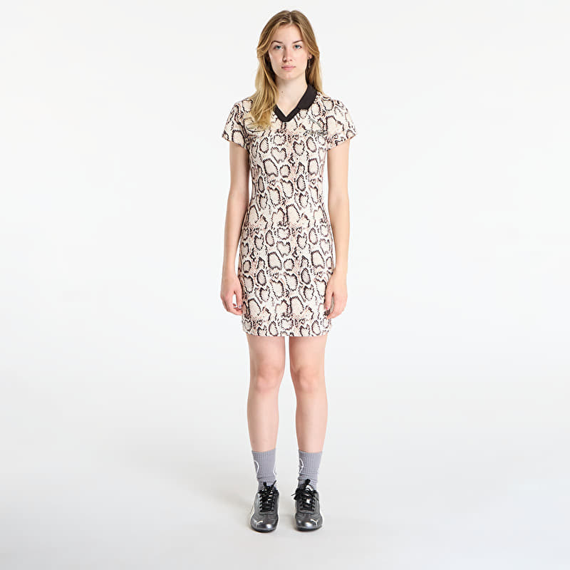 Jurk PUMA x A$AP ROCKY Snakeskin Futbol Dress Frosted Ivory/ AOP