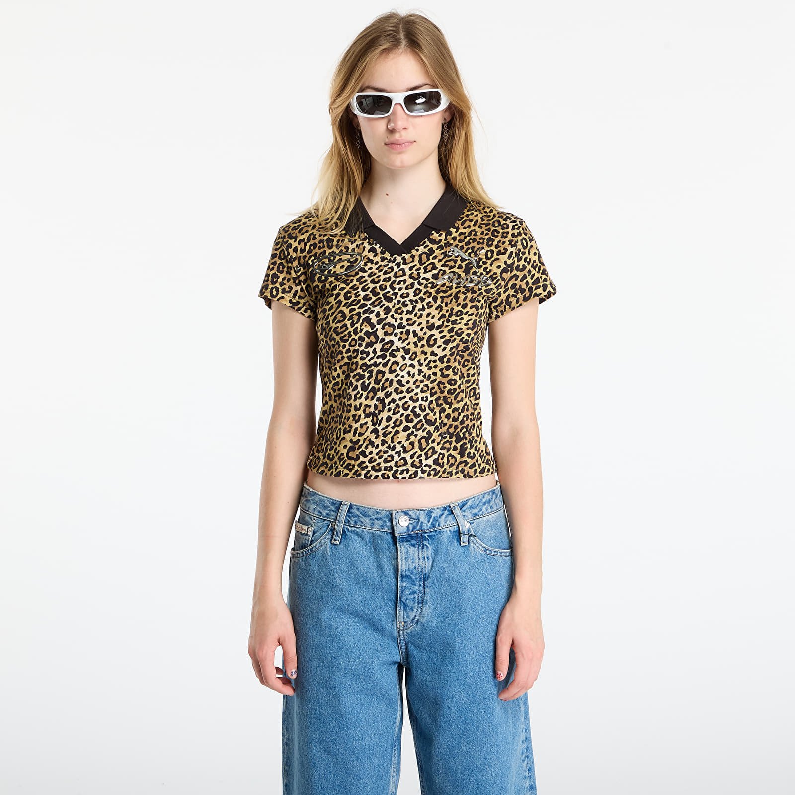 Tricou PUMA x A$AP ROCKY Animal Baby Tee Warm Beige/ AOP XS