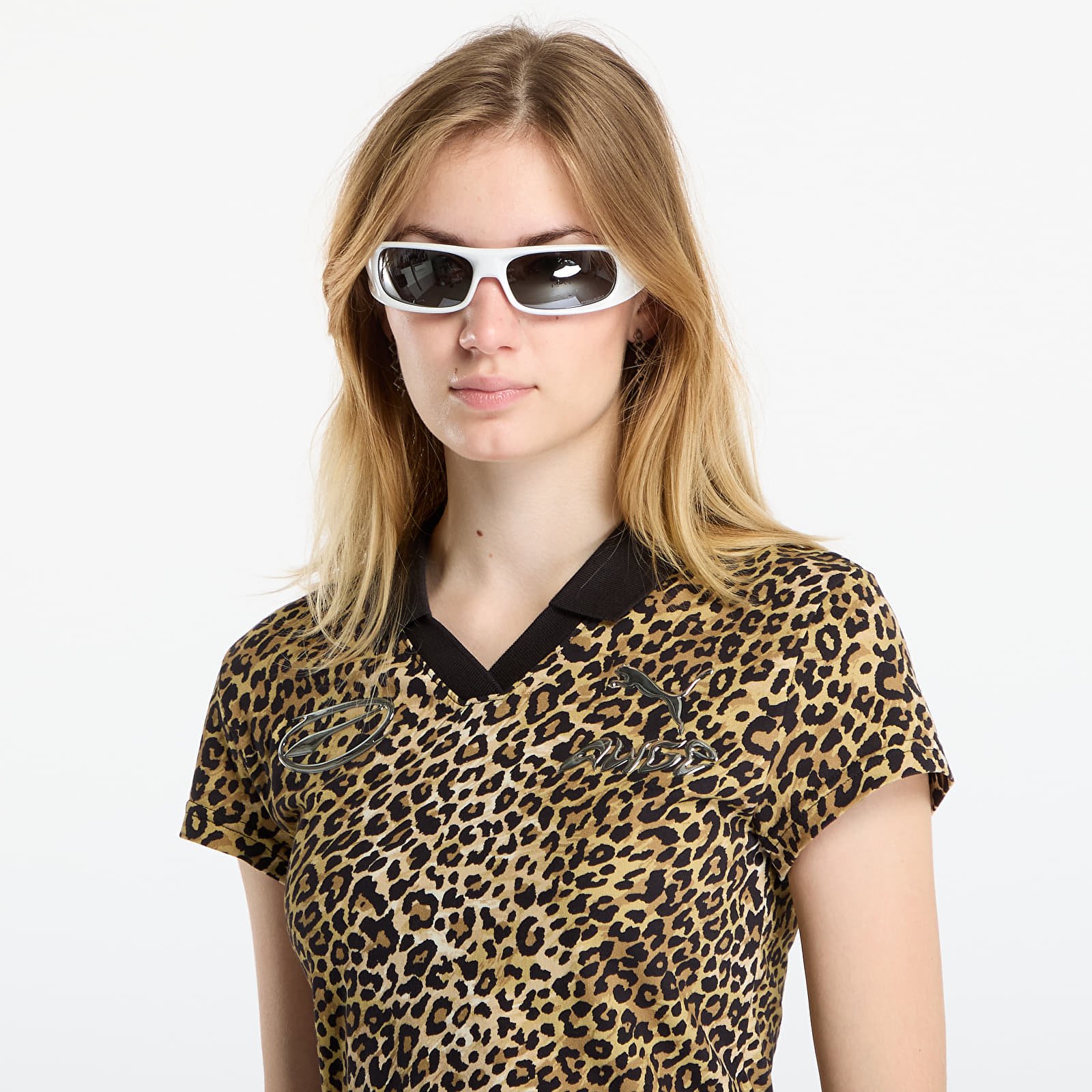 T-skjorter PUMA x A$AP ROCKY Animal Baby Tee Warm Beige/ AOP