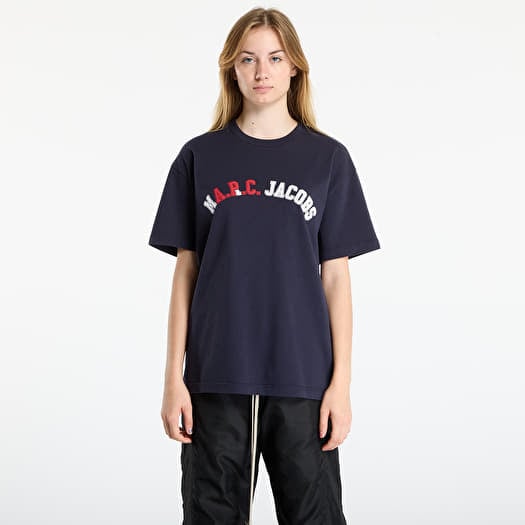 T-paita A.P.C. x Marc Jacobs Boxy Fit UNISEX Tee Dark Navy