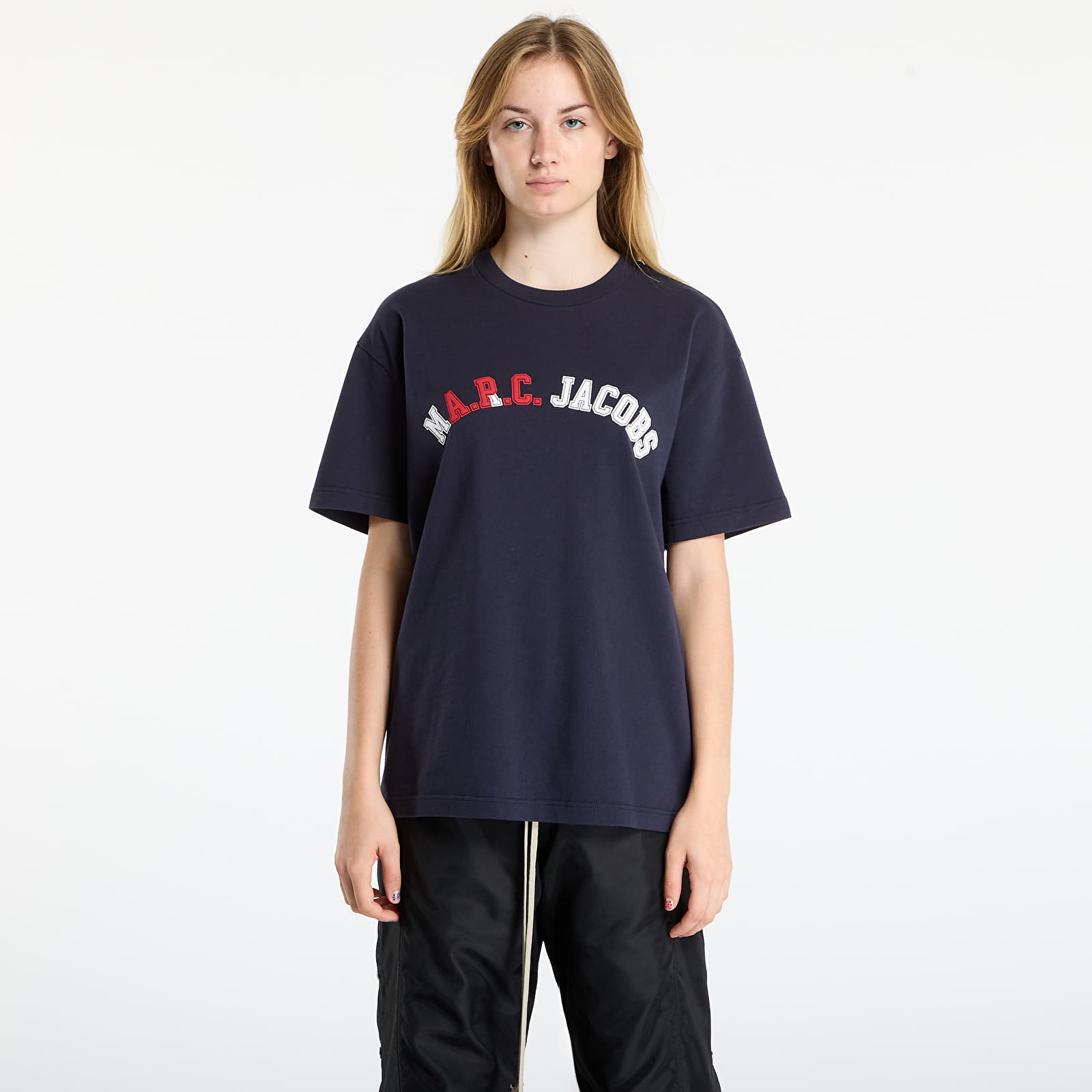 T-shirts A.P.C. x Marc Jacobs Boxy Fit UNISEX Tee Dark Navy