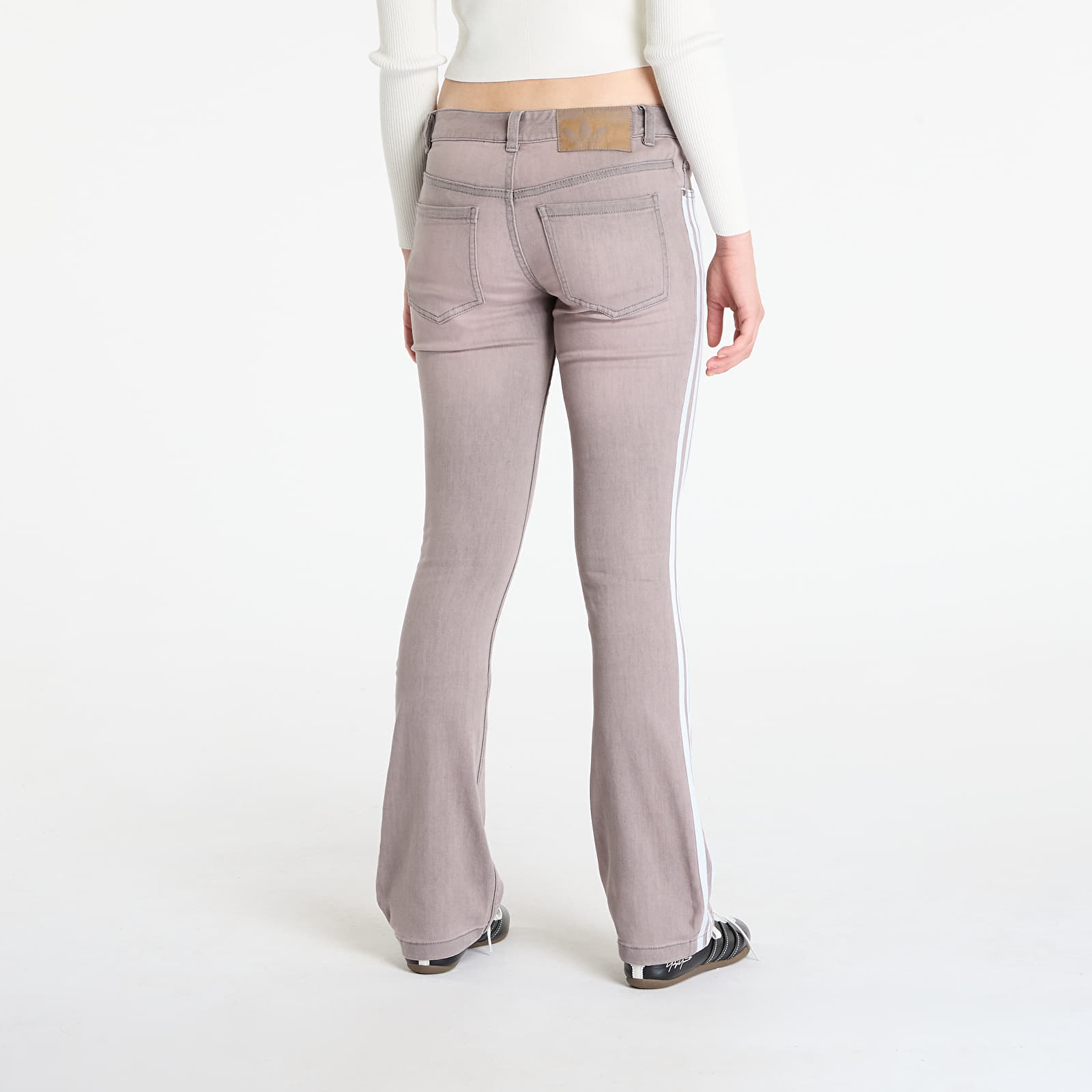 Pantaloni de damă adidas Adilenium Season 4 Teamgeist Slim LR Denim Joggers New Rose