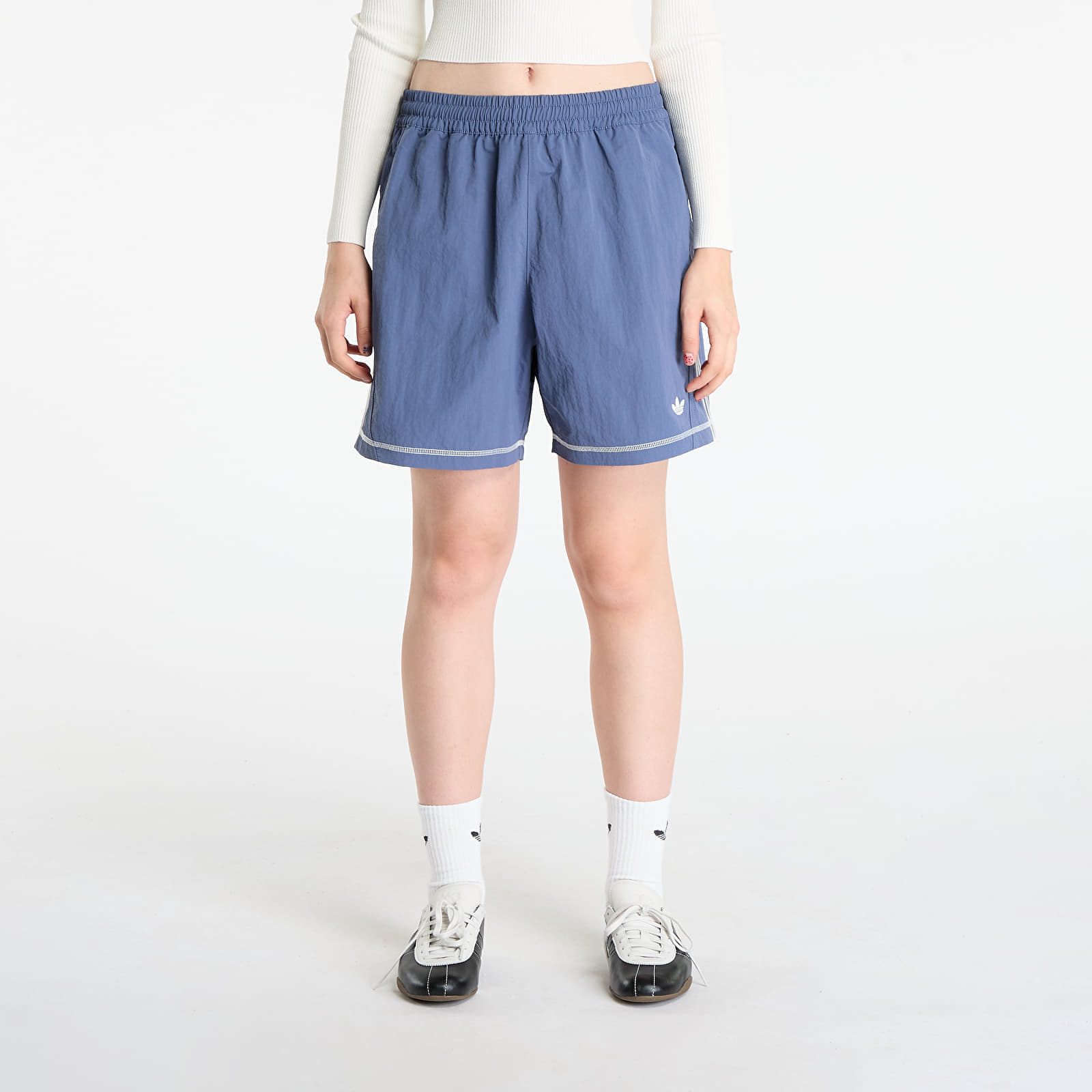 Šortky adidas Long Beach Nylon Short UNISEX Preloved Ink L
