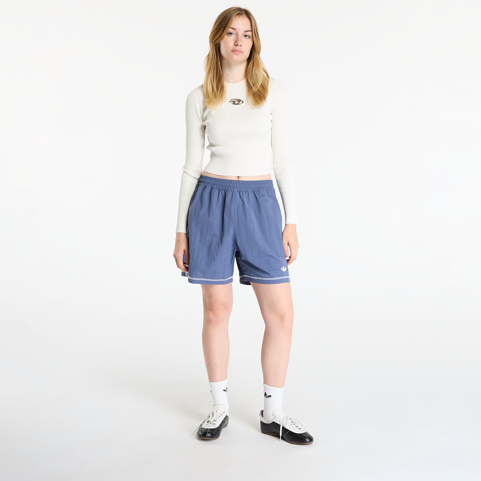 Kraťasy adidas Long Beach Nylon Short UNISEX Preloved Ink