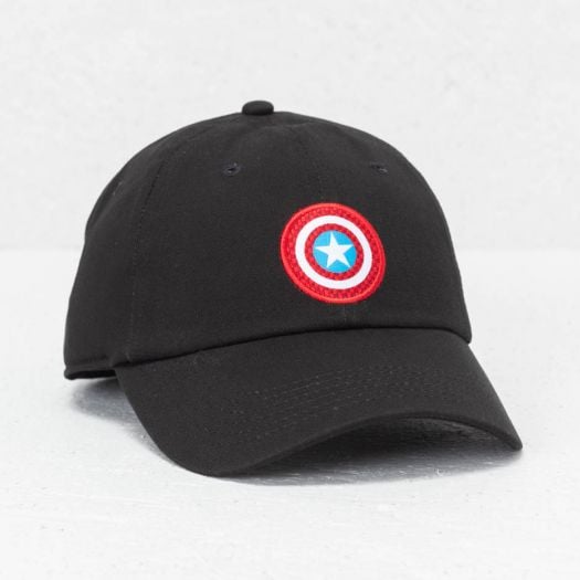 Casquettes Vans Captain Shield Cap Marvel Black Footshop
