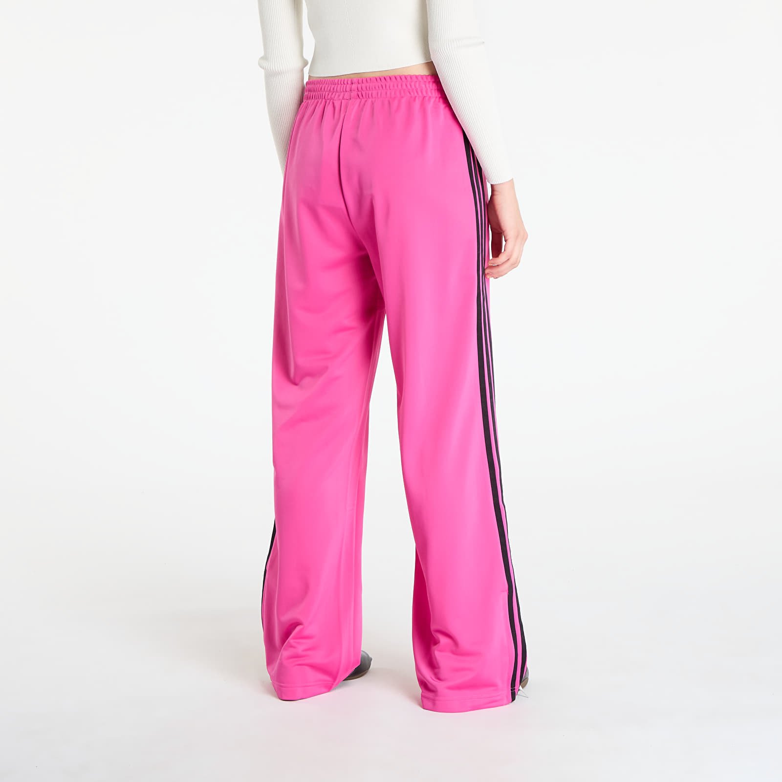 Joggebukser for kvinner adidas Adicolor Classic Firebird Loose Track Tracksuit Bottoms Semi Lucid Fuchsia