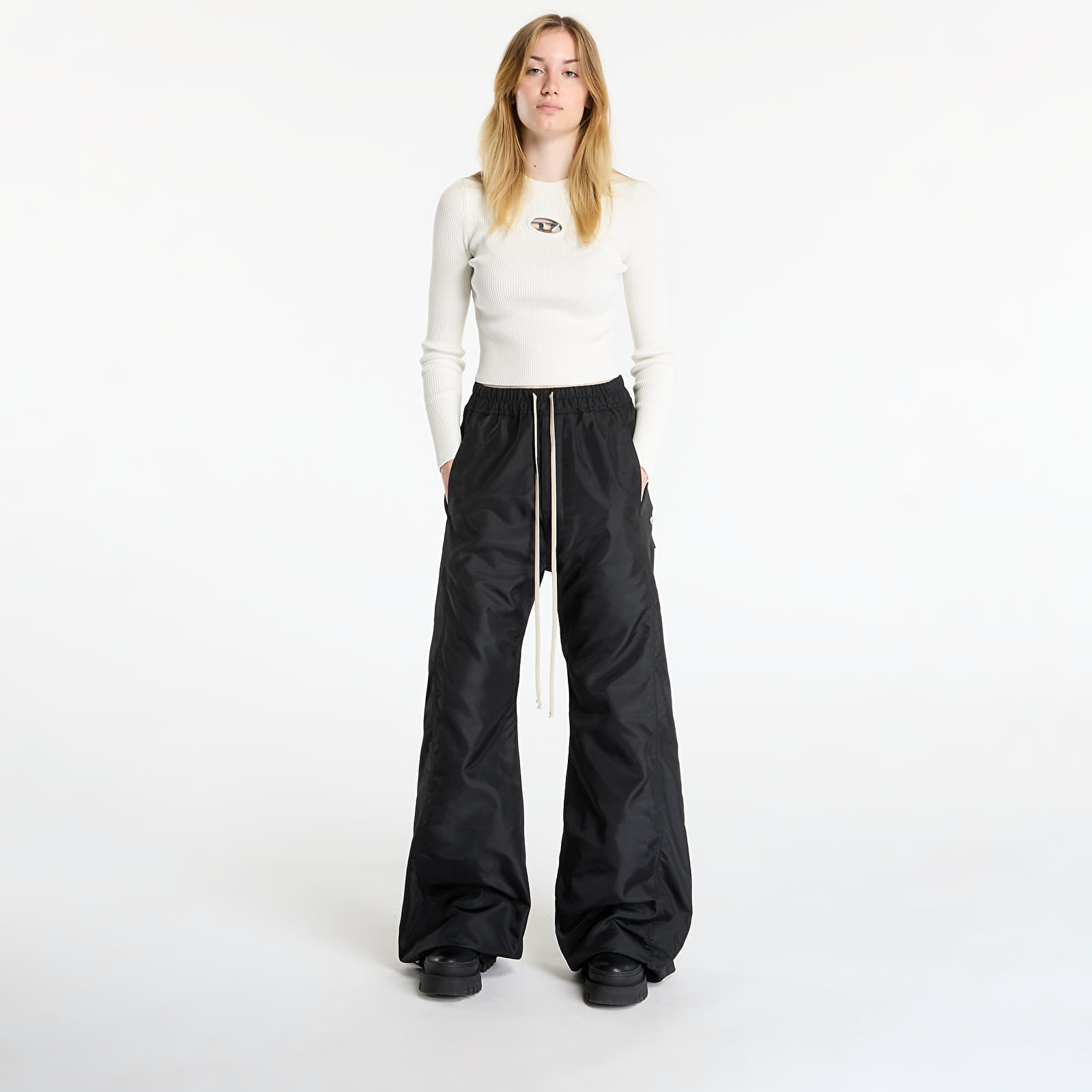 Bikses Rick Owens DRKSHDW Pusher Pants Black