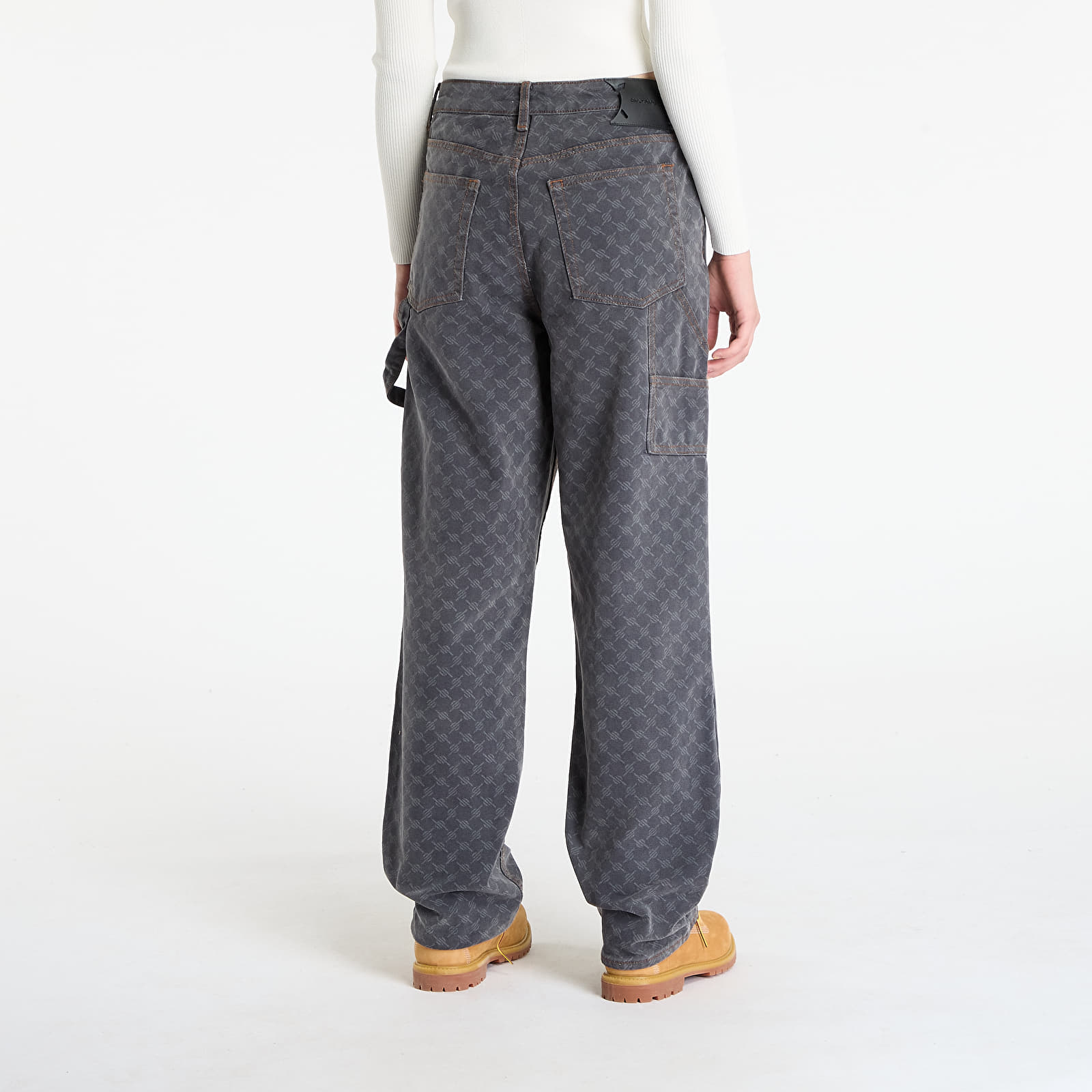 Kalhoty Daily Paper Monogram Workwear Amba Jeans Grey
