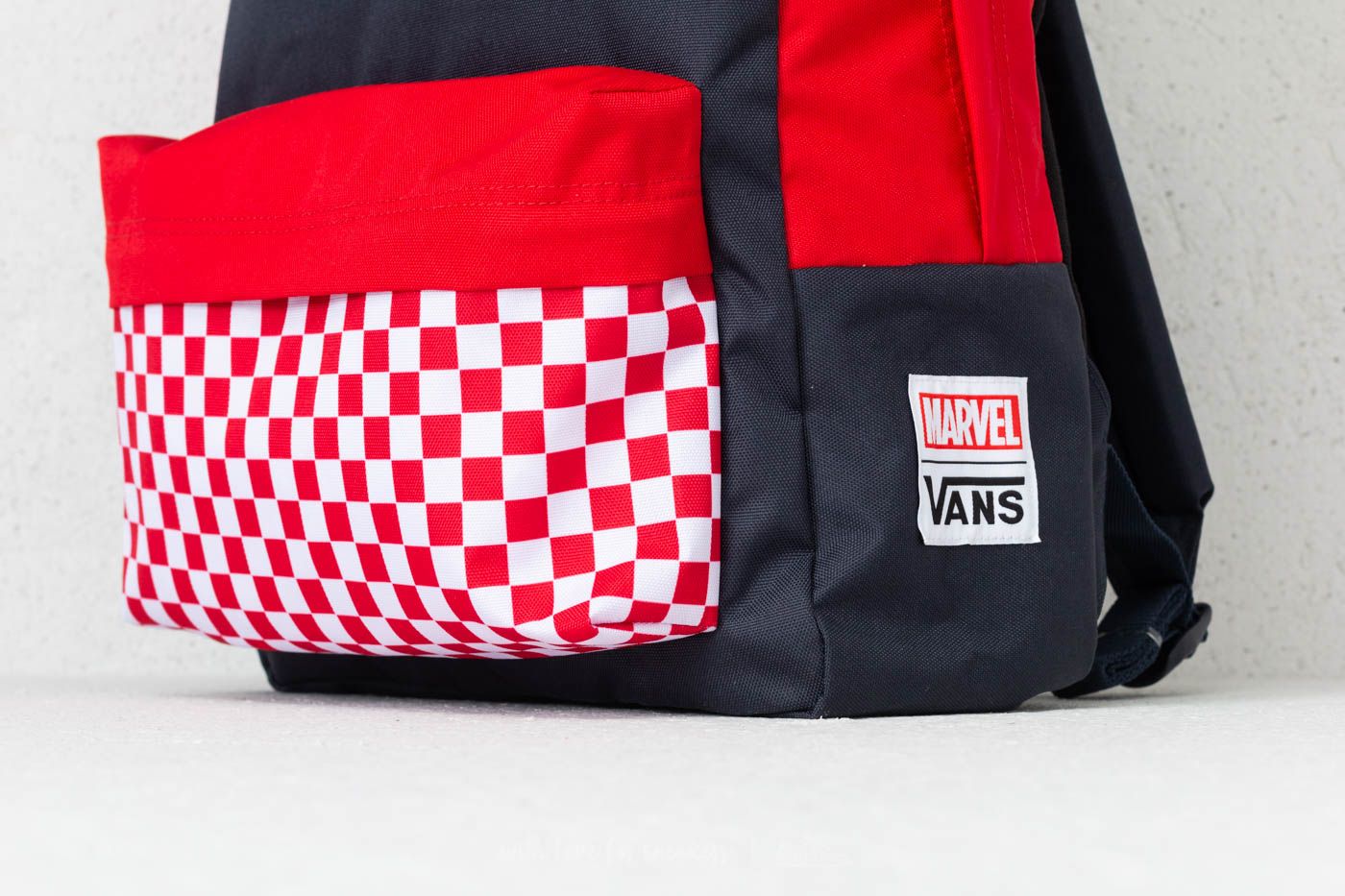 Backpacks Vans Captain Realm Backpack (Marvel) Racing Red/ Dress Blues