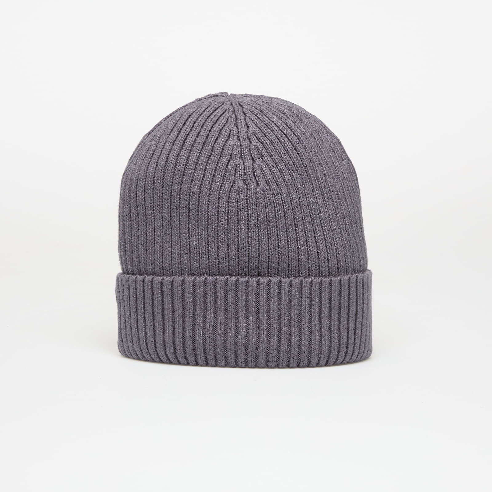 Czapki Calvin Klein Patch Chunky Rib Cot Hat Grey