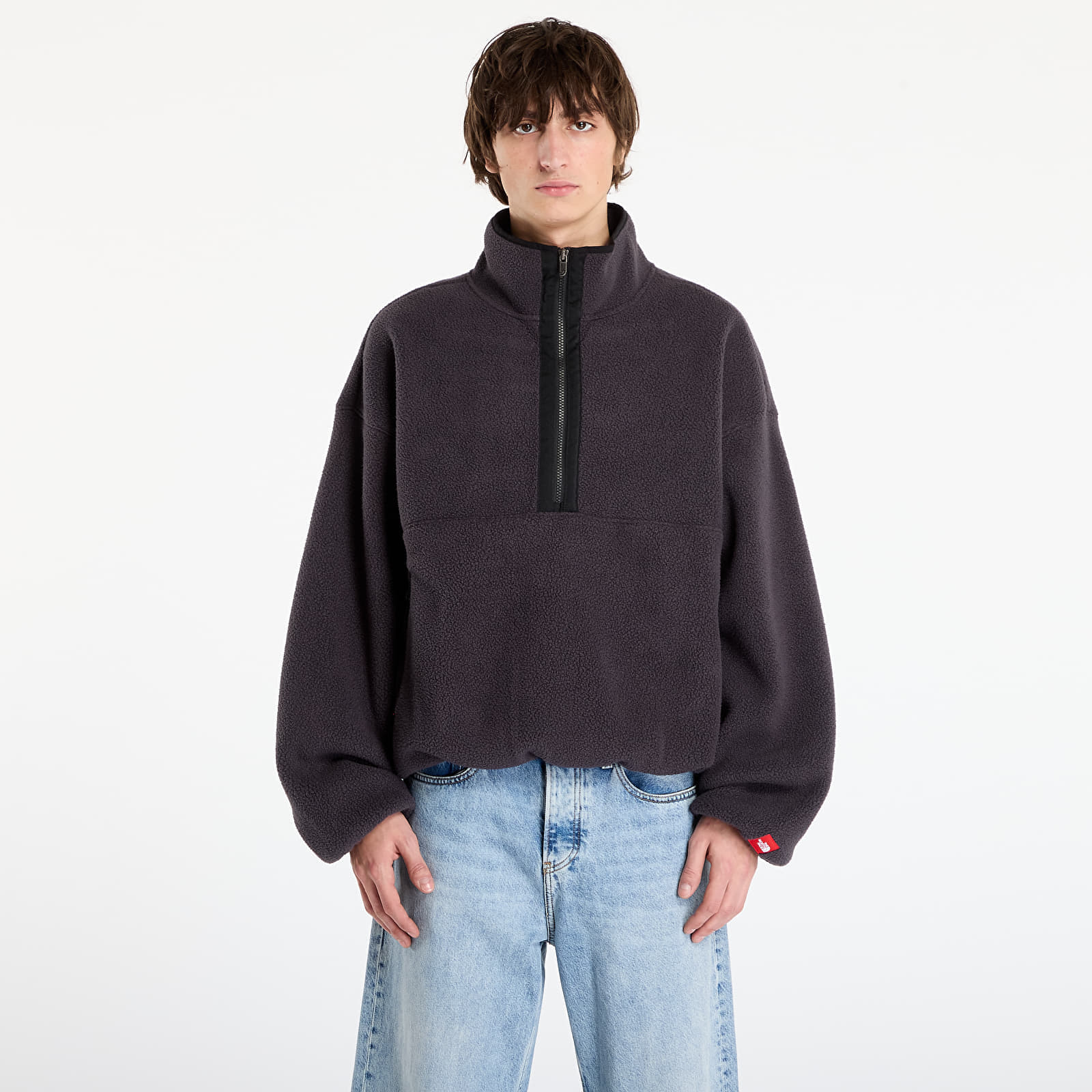 Hanorac The North Face Red Box Vintage 1/ 2 Zip Fleece Obsidian S