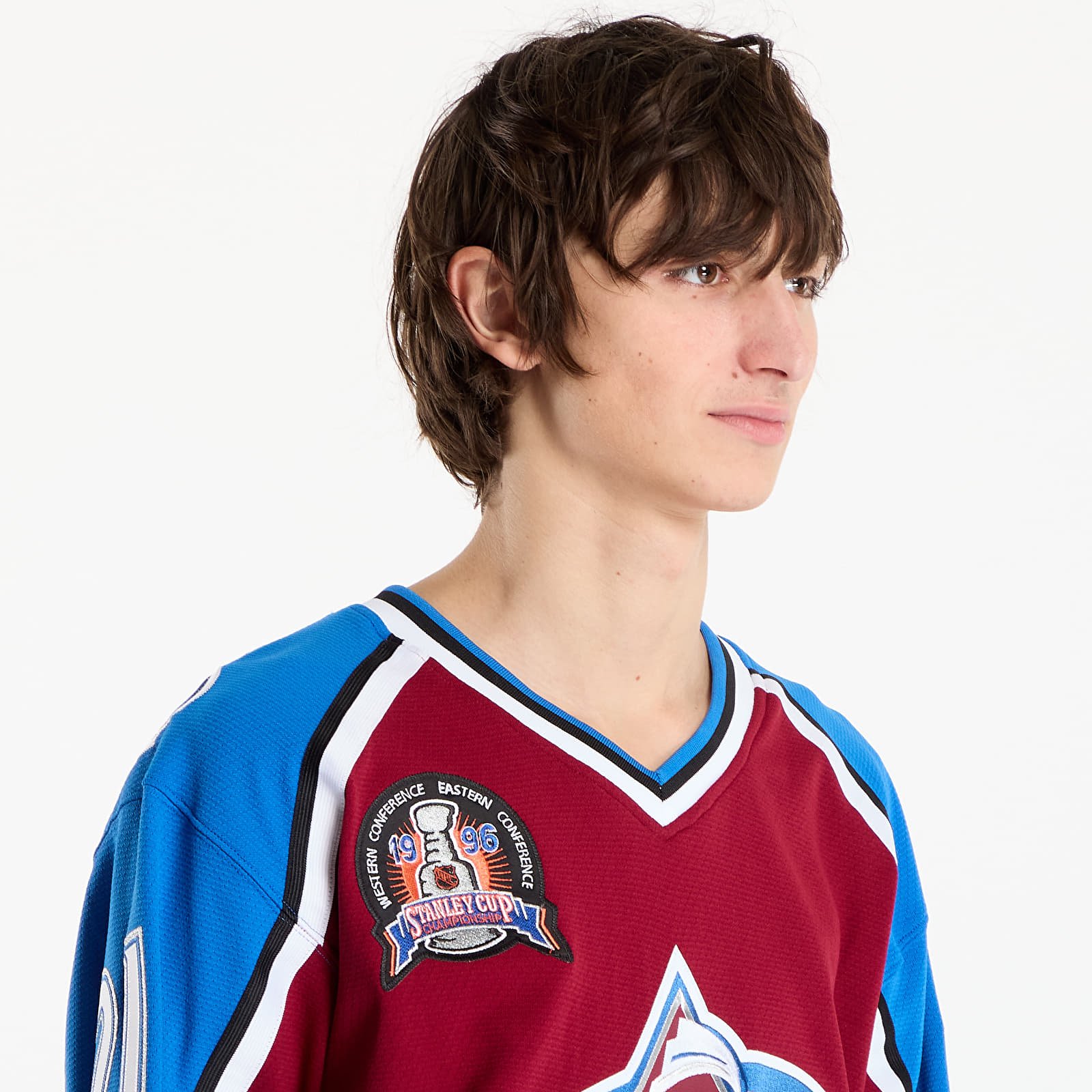 Majice T-shirt Mitchell & Ness NHL Dark Jersey Avalanche 1995 Peter Forsberg Maroon