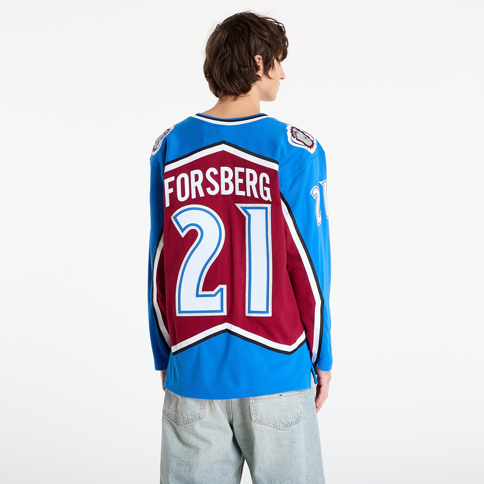 Majice T-shirt Mitchell & Ness NHL Dark Jersey Avalanche 1995 Peter Forsberg Maroon