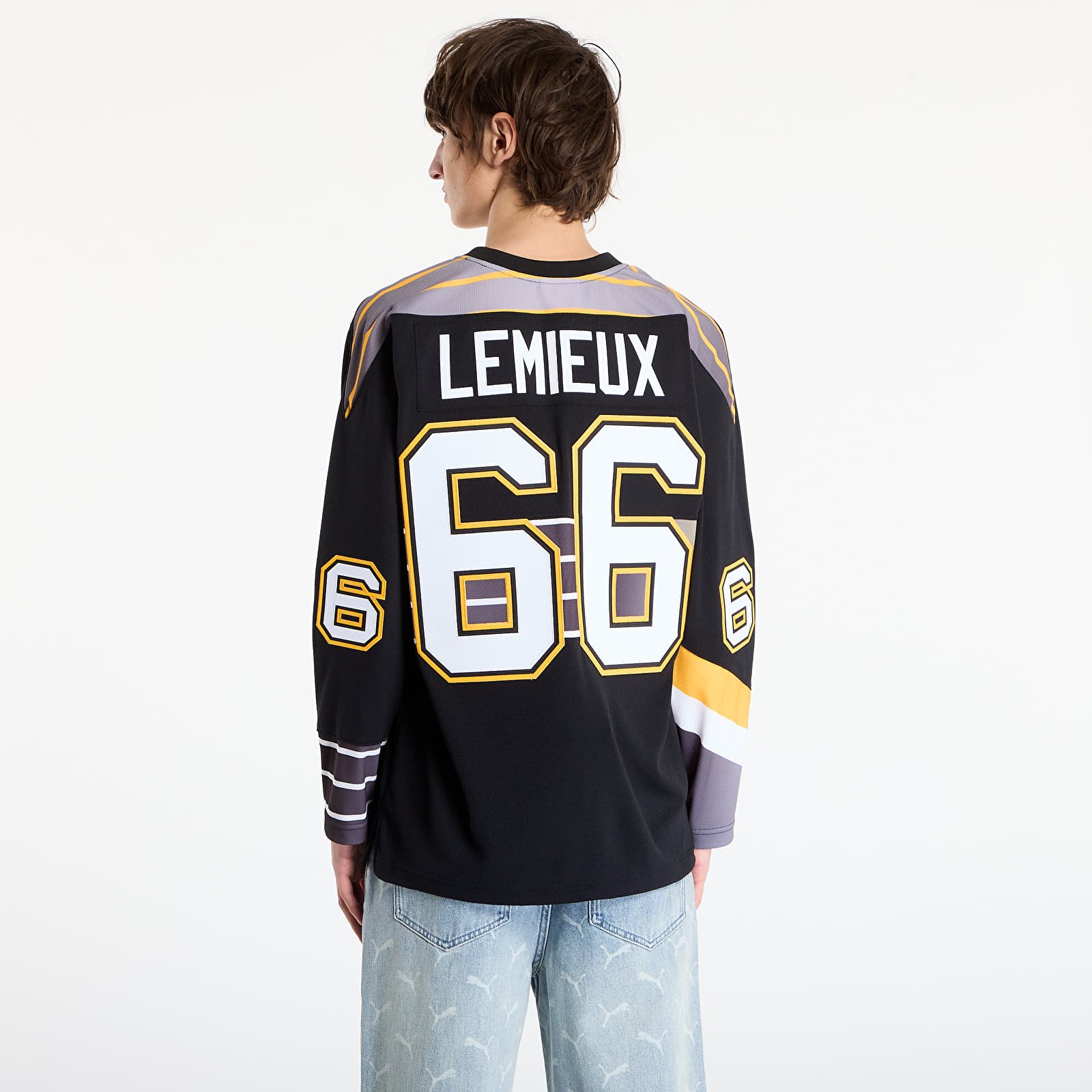 T-shirts Mitchell & Ness NHL Alternate Jersey Penguins 1996 Mario Lemieux Black
