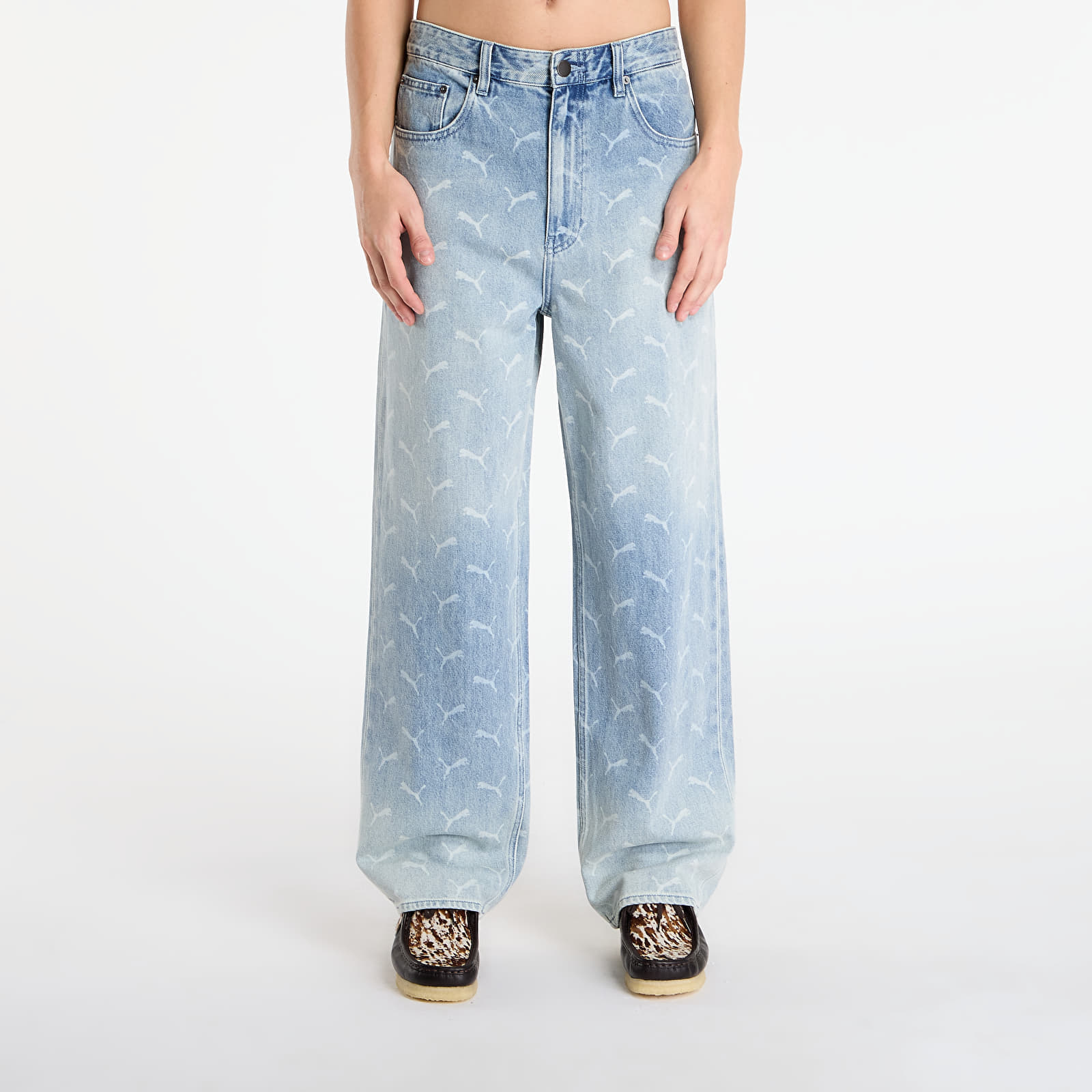 Blugi PUMA x A$AP ROCKY Laser Monogram Faded Denim/ AOP 33