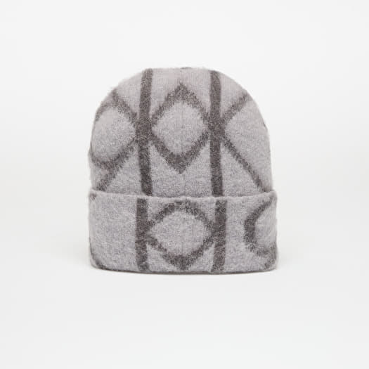 Calvin Klein Emblem Aop Brushed Hat Grey
