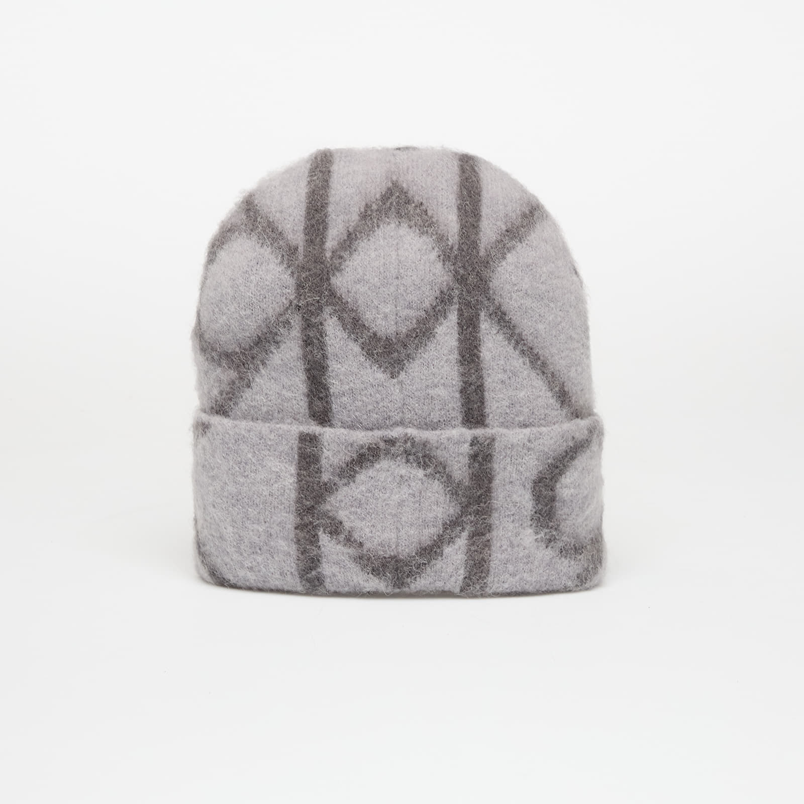 Czapki Calvin Klein Emblem Aop Brushed Hat Grey