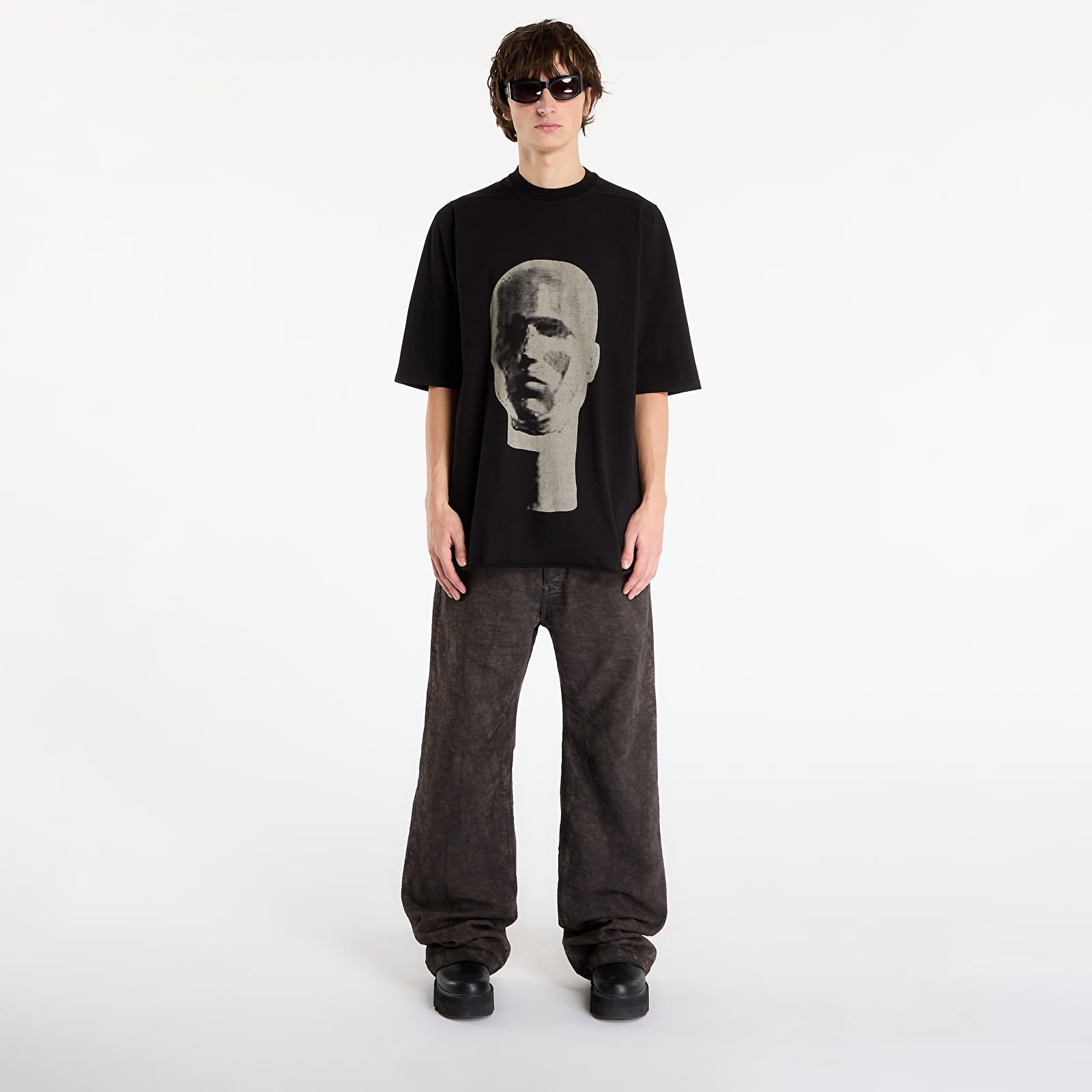 T-shirts Rick Owens DRKSHDW Jumbo Ss Tee Black/ Pearl
