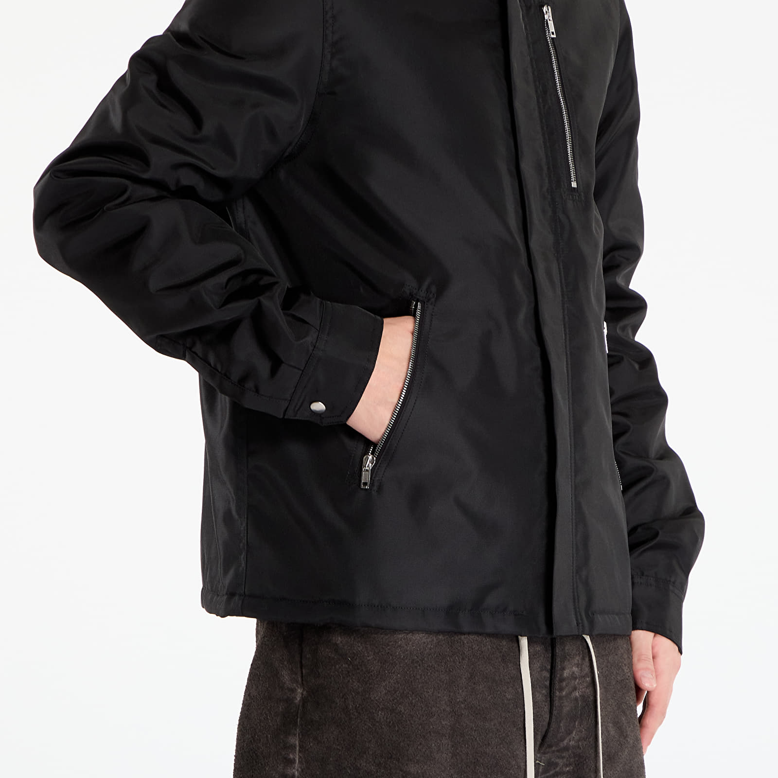 Men's jackets Rick Owens DRKSHDW Concealed Zipfront Jacket Black