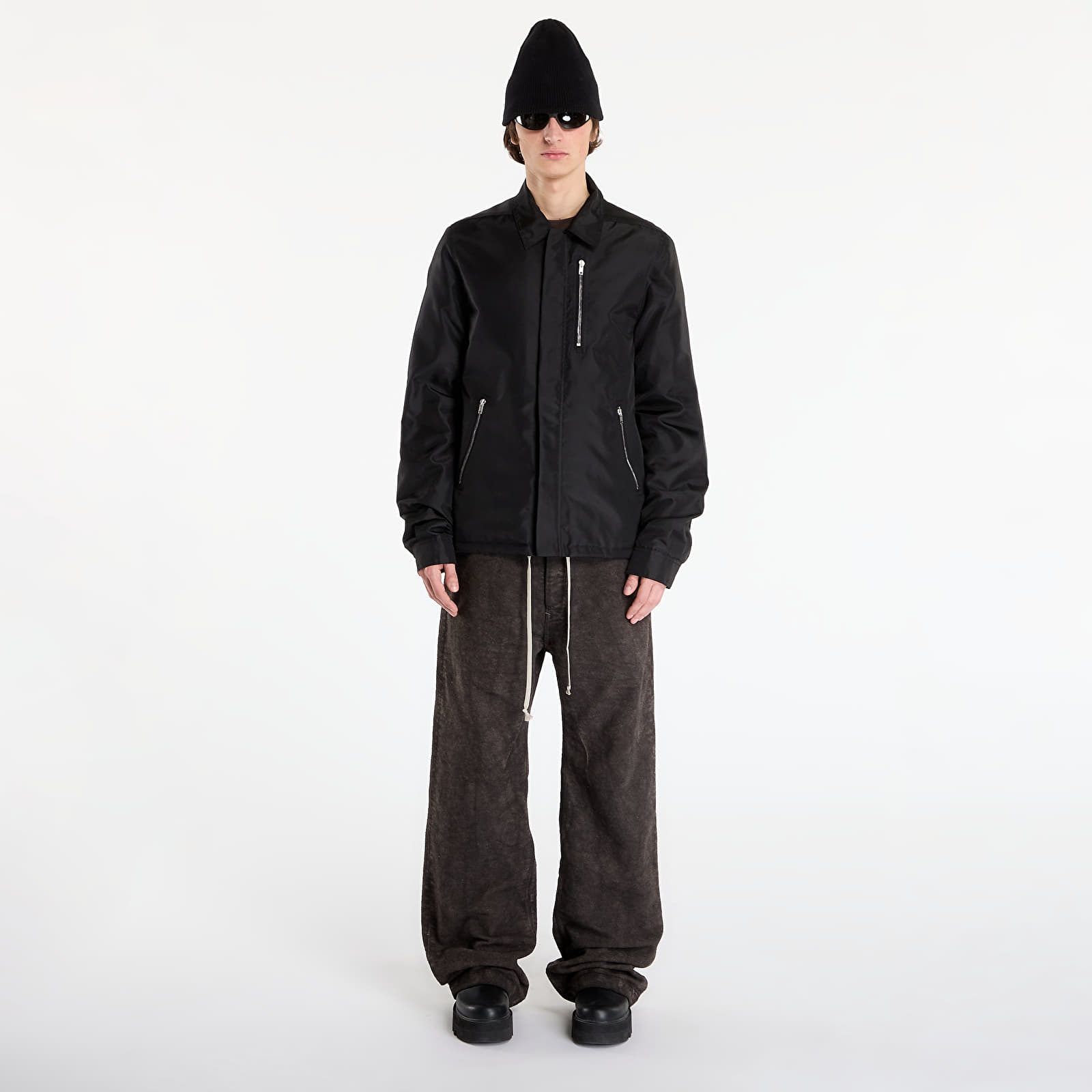Men's jackets Rick Owens DRKSHDW Concealed Zipfront Jacket Black