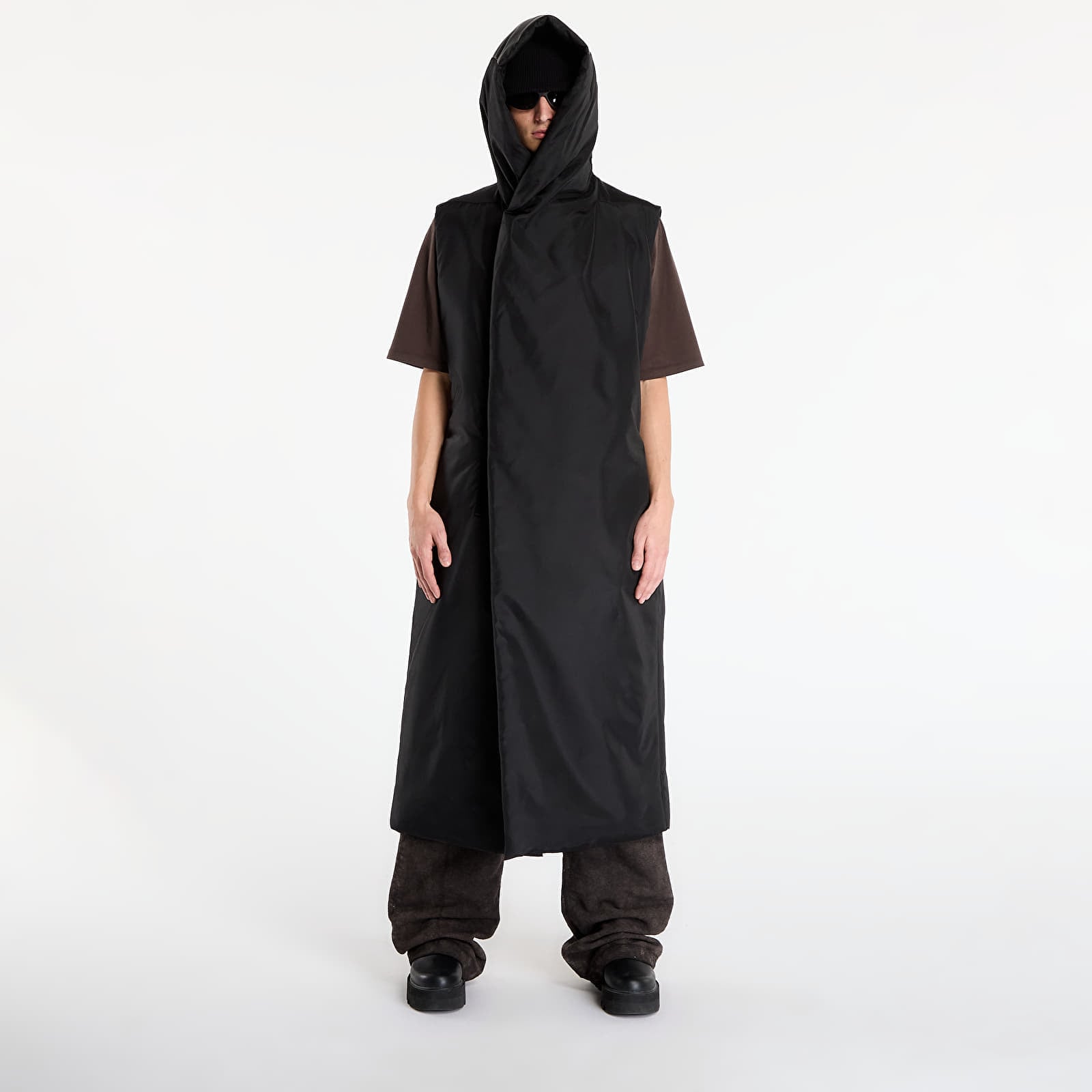 Haina Rick Owens DRKSHDW Hooded Liner Black M