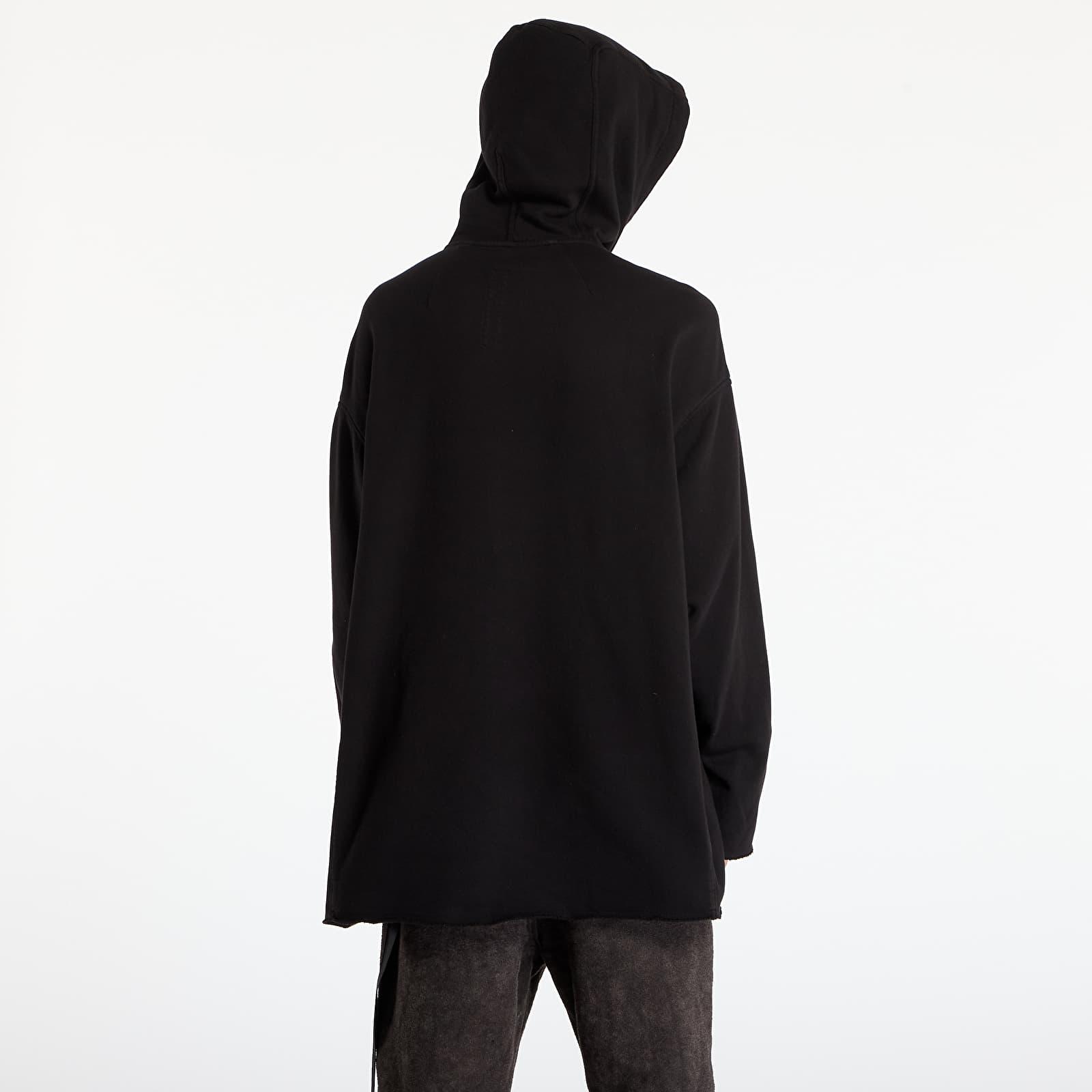 Pánské mikiny Rick Owens DRKSHDW Peter Hoodie Black/ Pearl