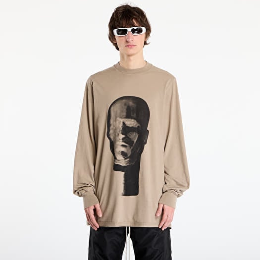 Rick Owens DRKSHDW Jumbo Ls Tee Dirty Pearl/ Black