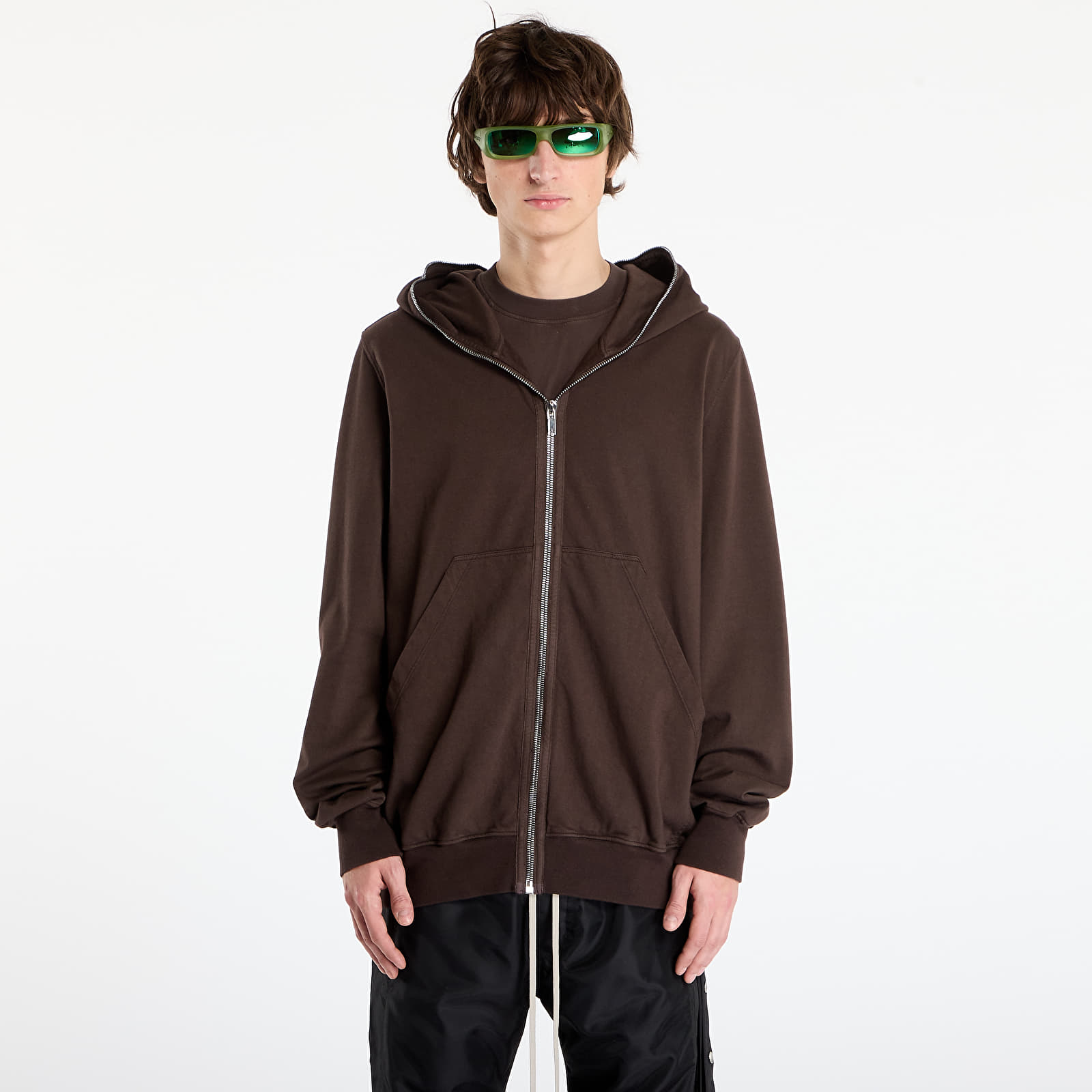 Moški hoodiji  Rick Owens DRKSHDW Jumbo Gimp Hoodie Dark Dust