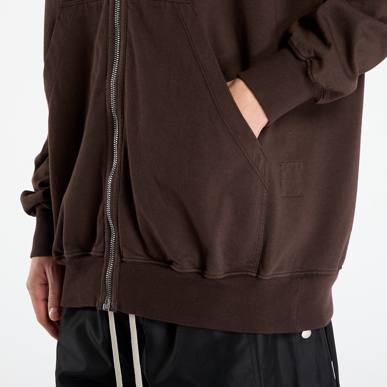 Moški hoodiji  Rick Owens DRKSHDW Jumbo Gimp Hoodie Dark Dust
